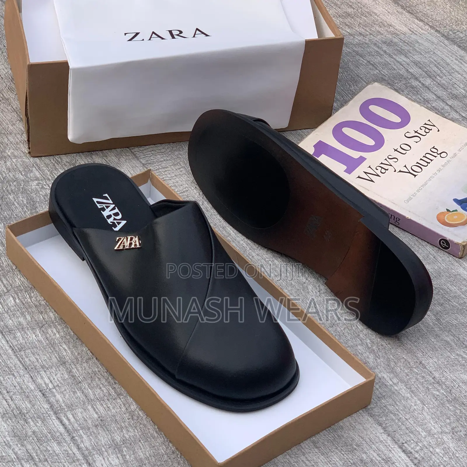 Zara Leather Half Shoe