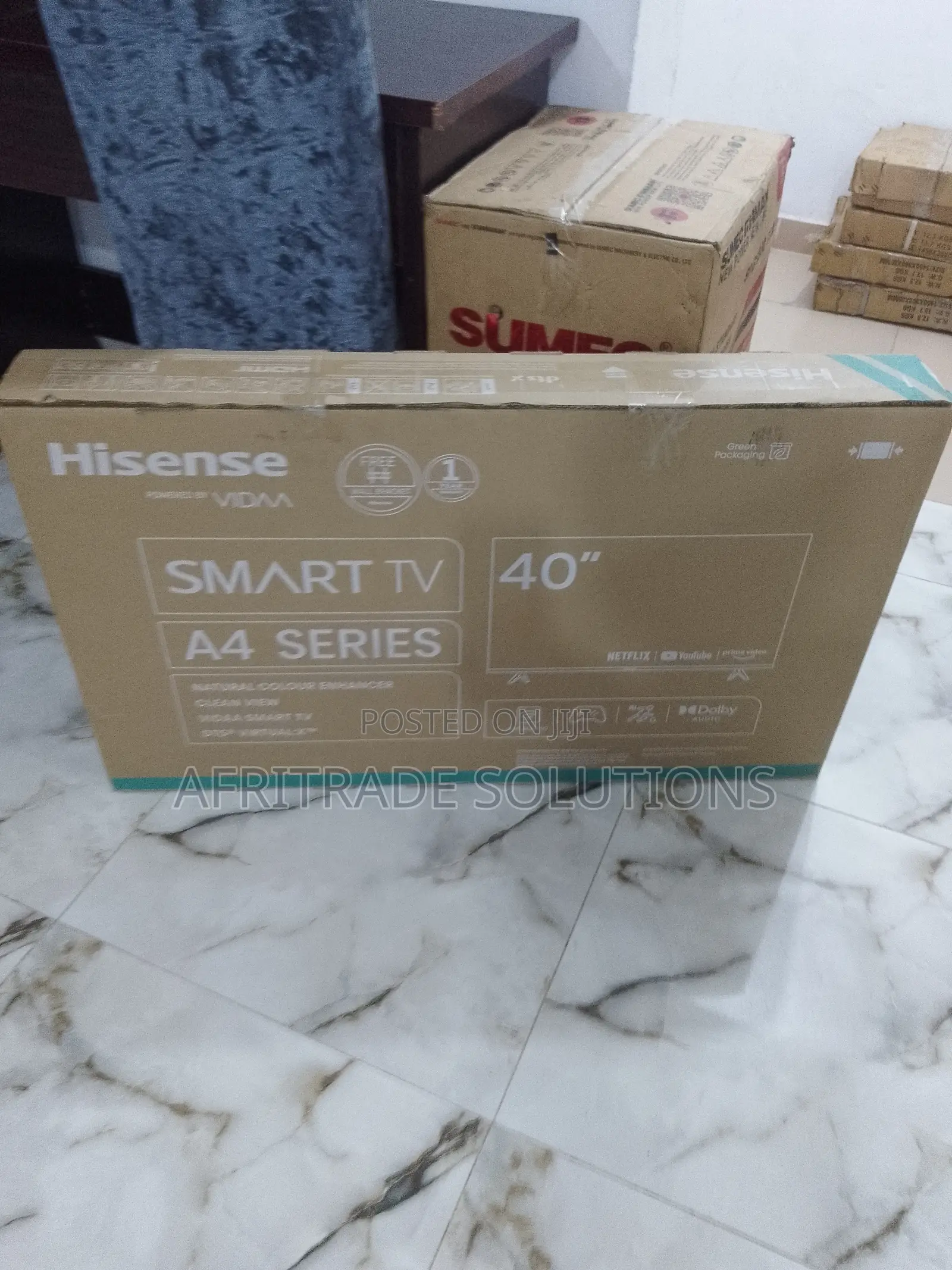 Efficient 40 Inches Smart Tv- Hisense