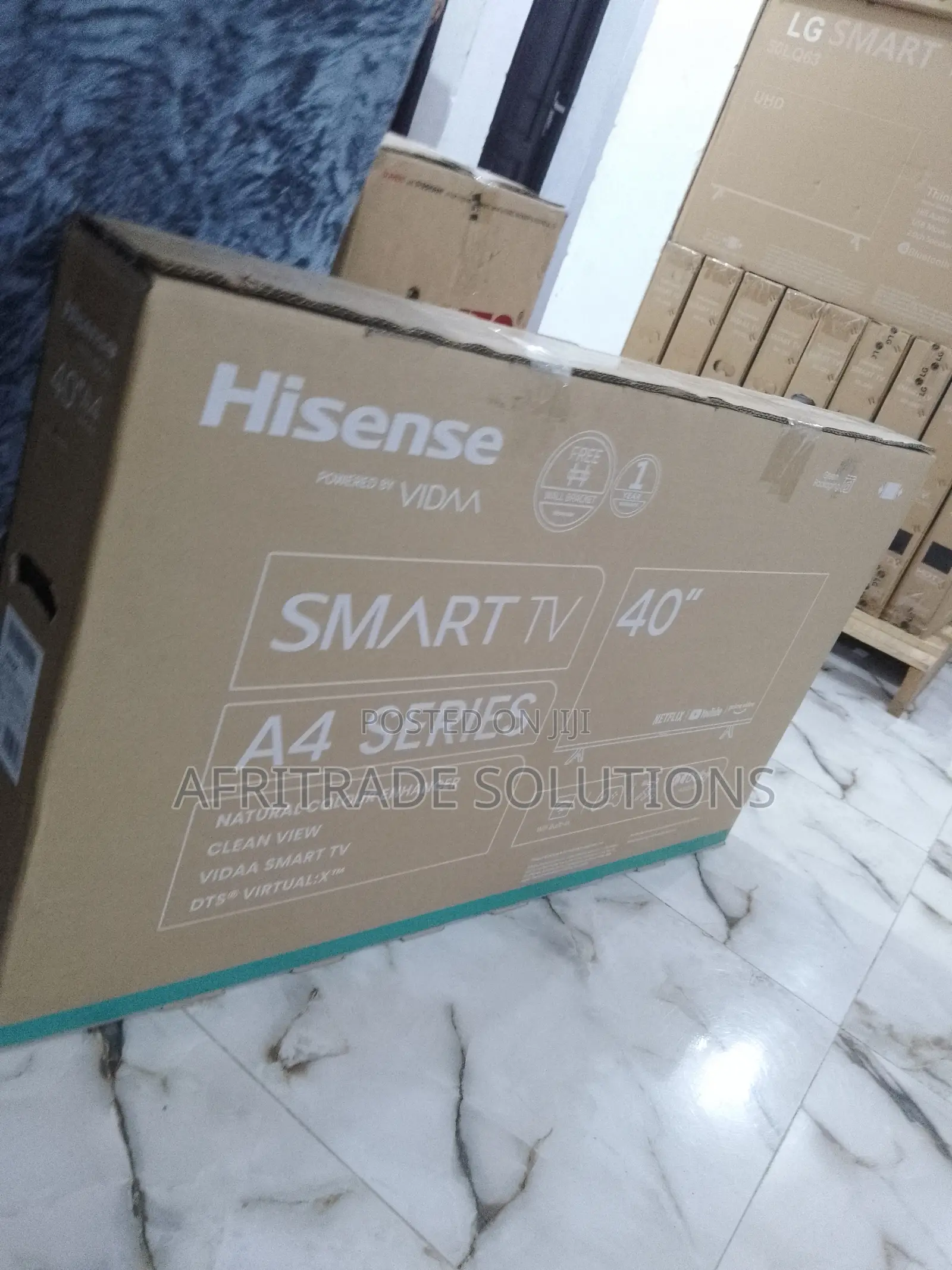 40 Inches Smart Tv- Hisense With Vidaa OS