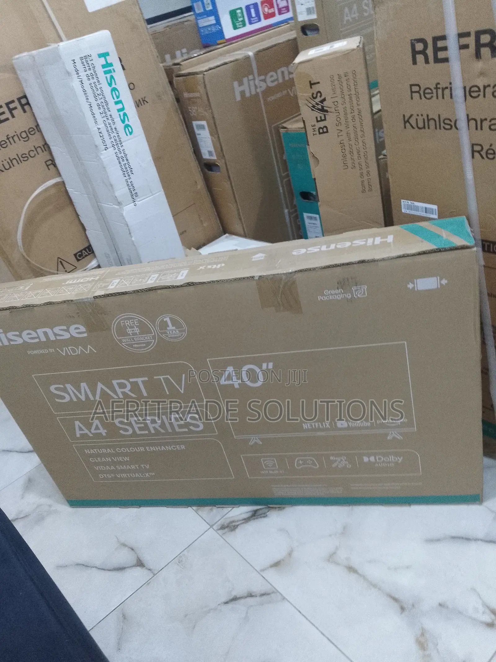 Reliable 40 Inches Smart Tv- Hisense