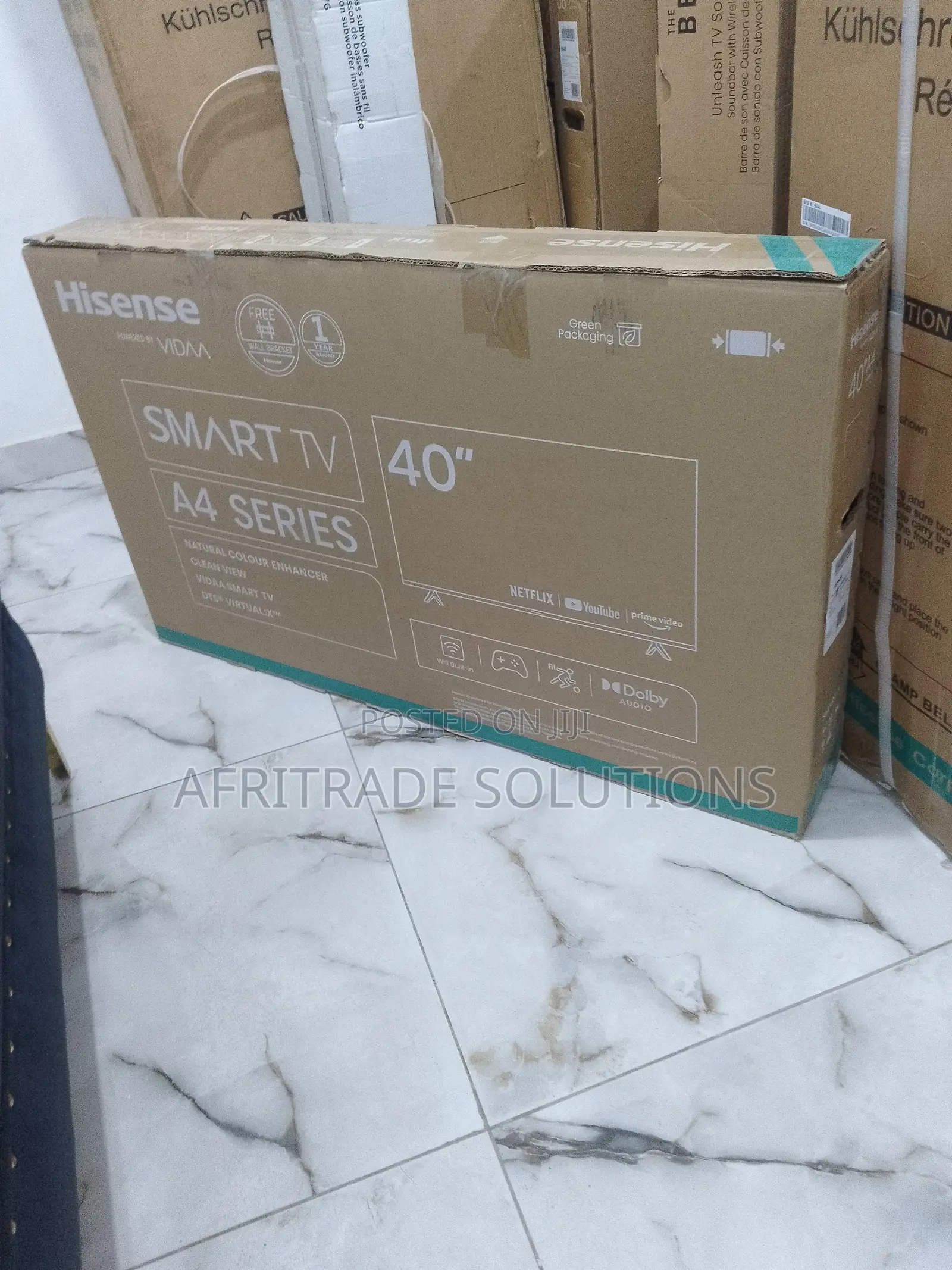 40 Inches Smart Tv- Hisense + Netflix