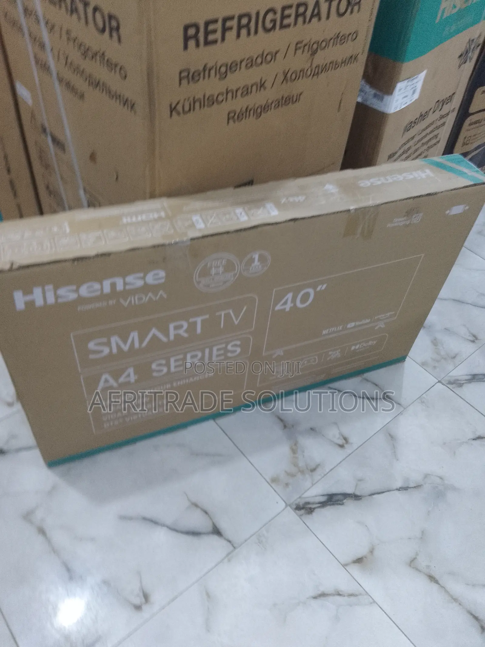 Durable Hisense 40A4K Smart HD Tv- 40 Inches