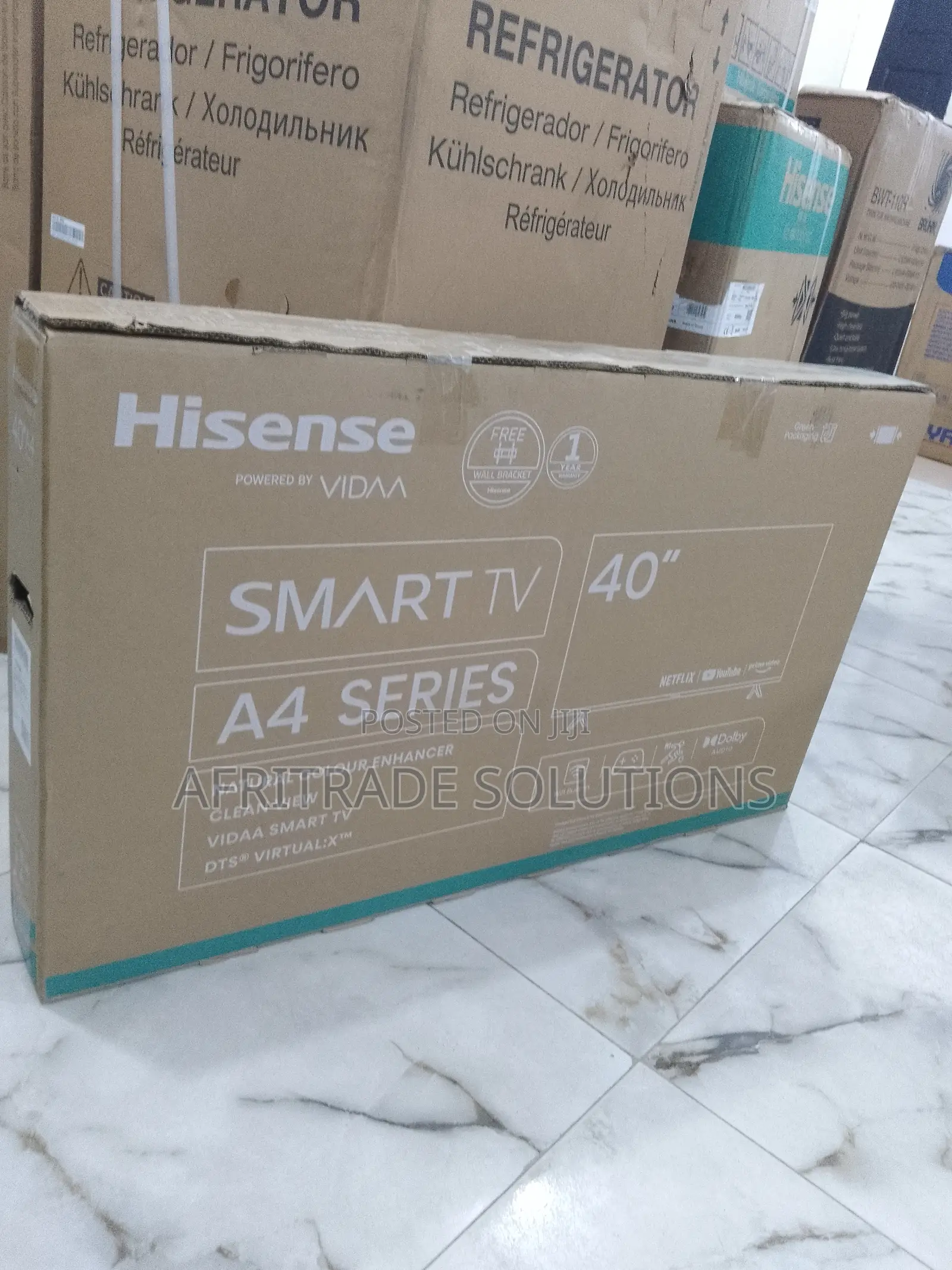 Highly Efficient Hisense 40A4K Smart HD Tv- 40 Inches