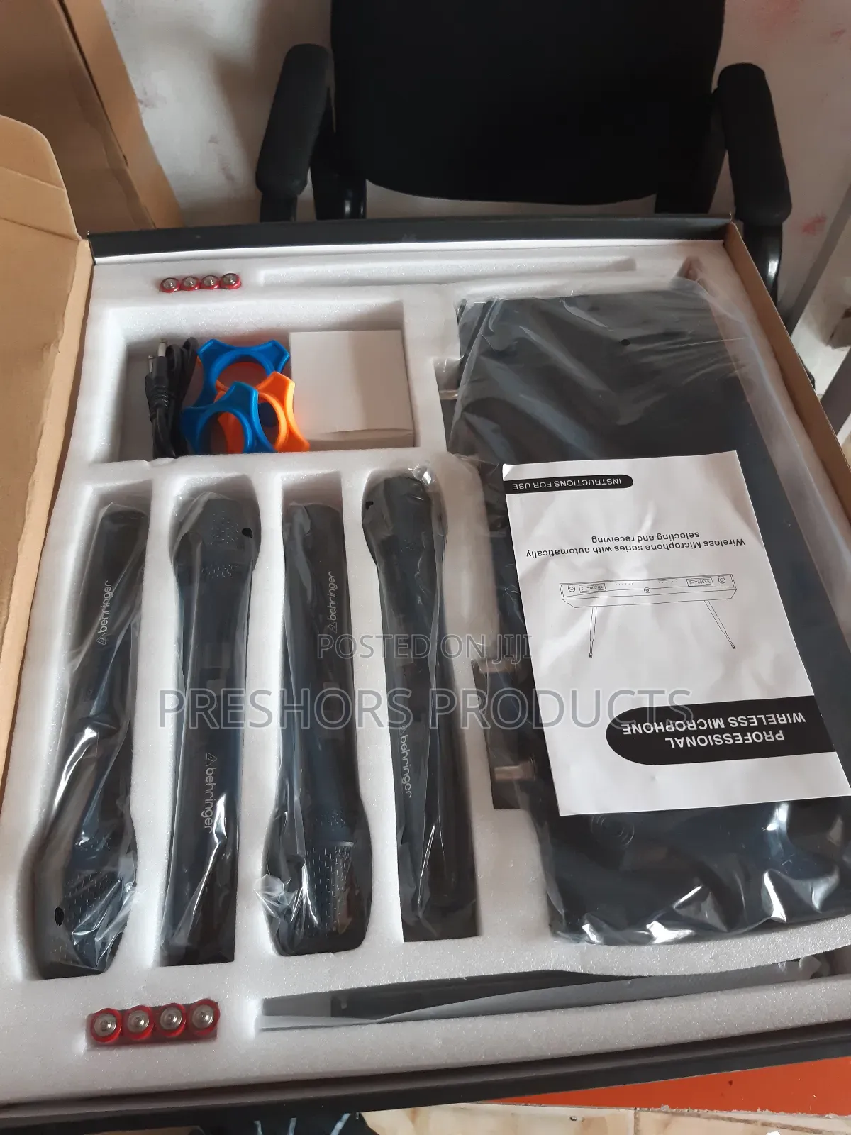 Professional Behringer 4in1 Long Engine Wireless Microphone