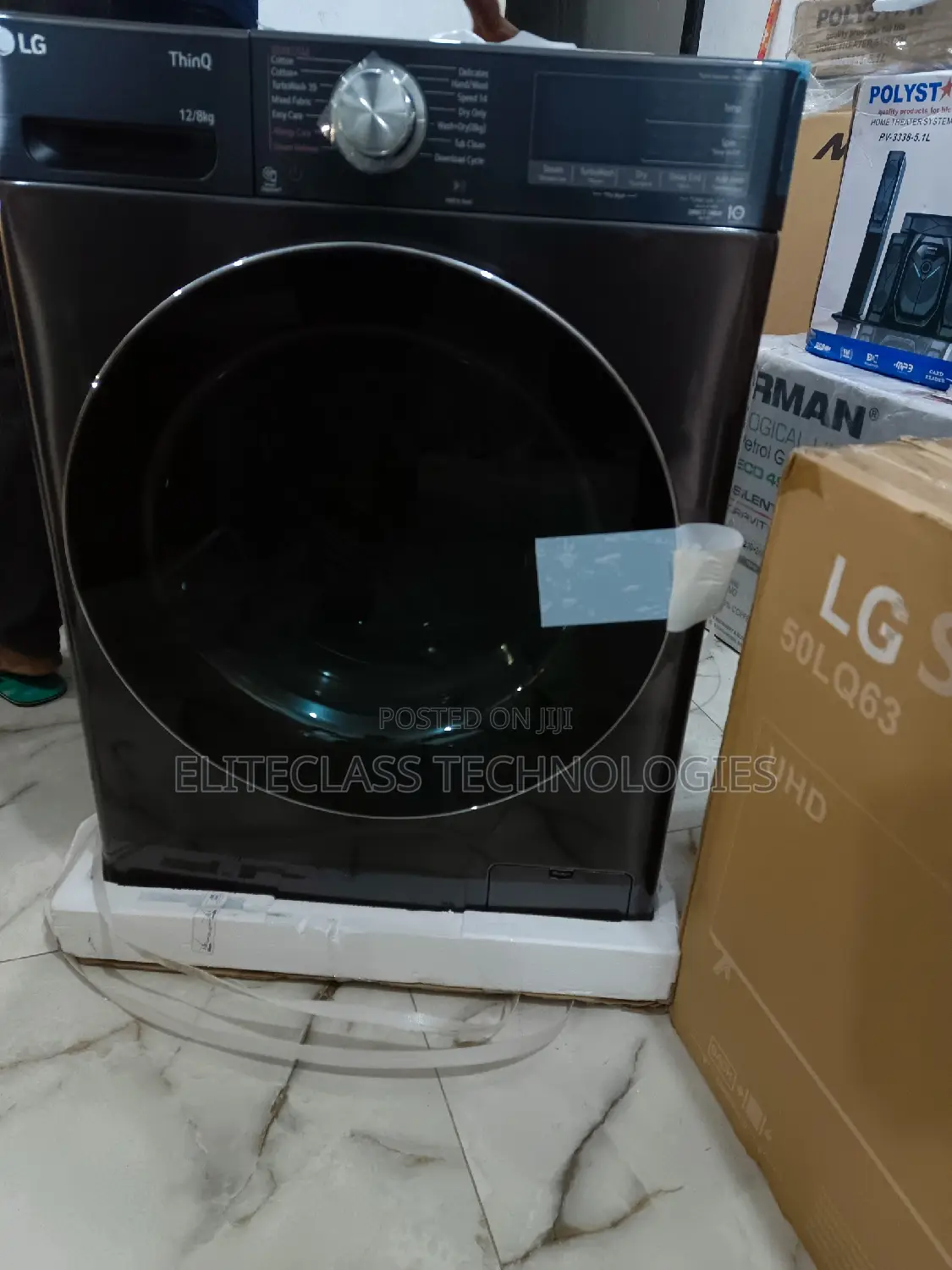 Best LG 12kg Automatic Washing Machine WM4V9BCP2EE