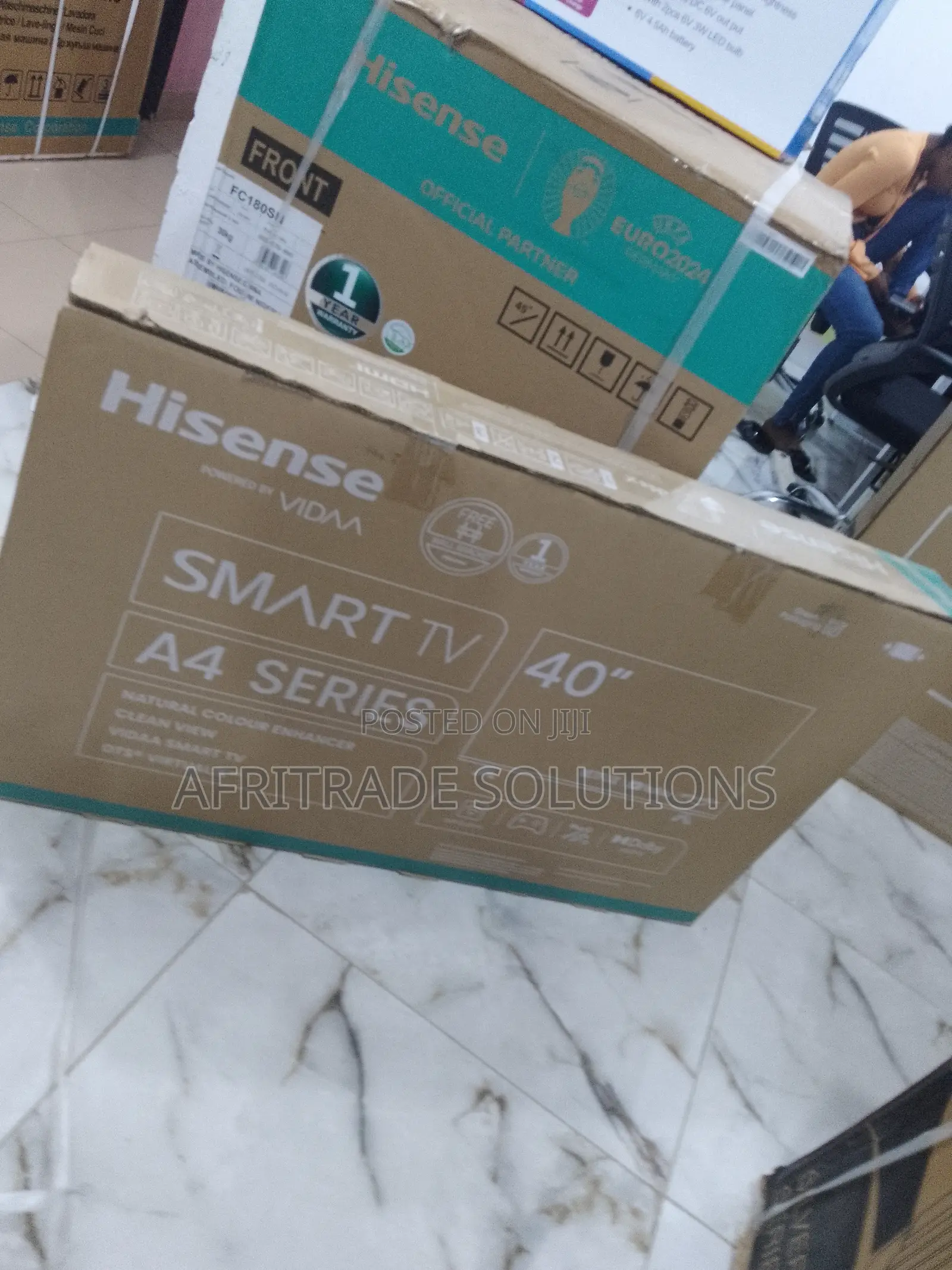 Hisense 40A4K Smart HD Tv- 40 Inches + Prime Video