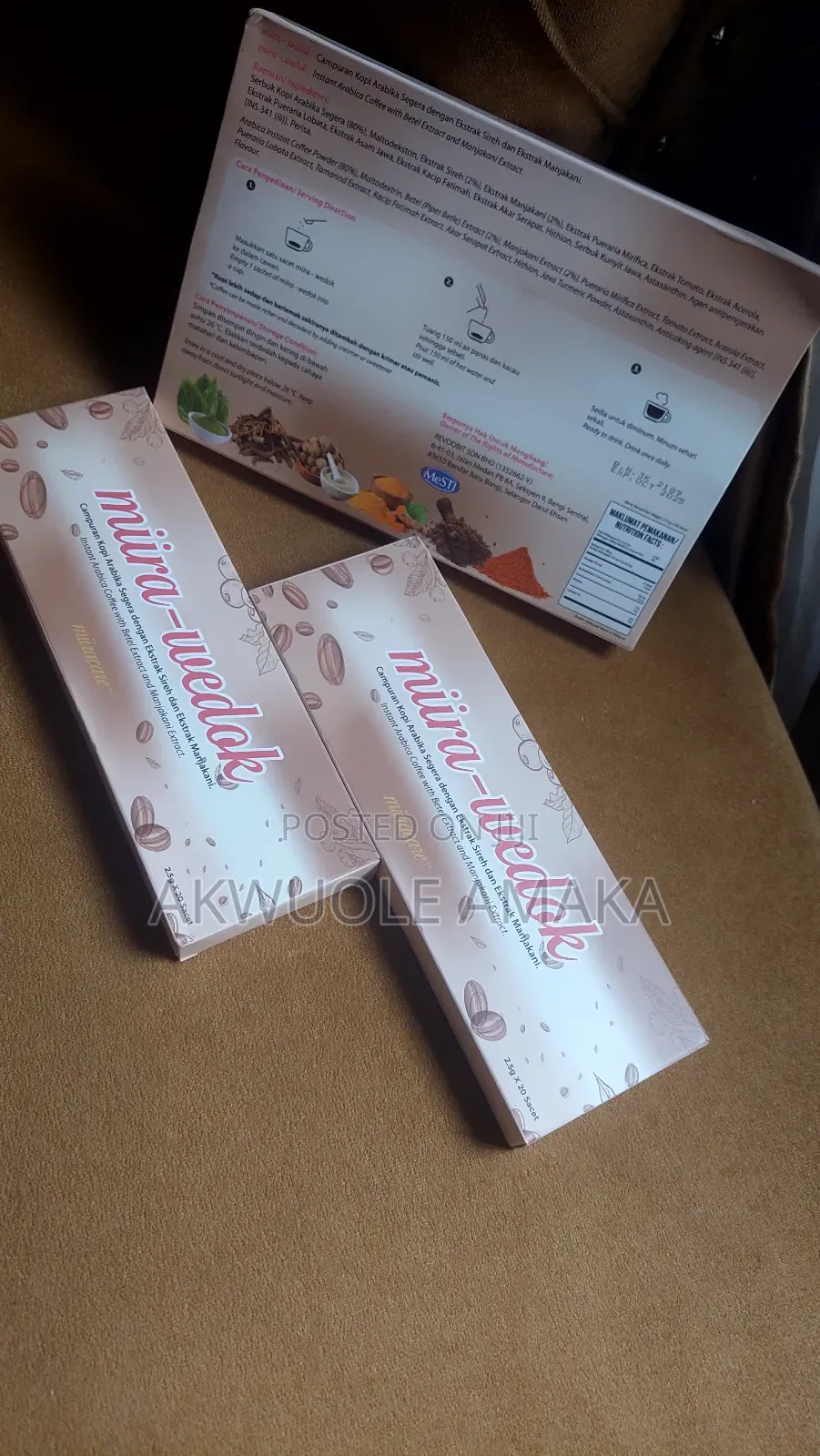 Mirra Wekod Female Coffee With 20 Pieces