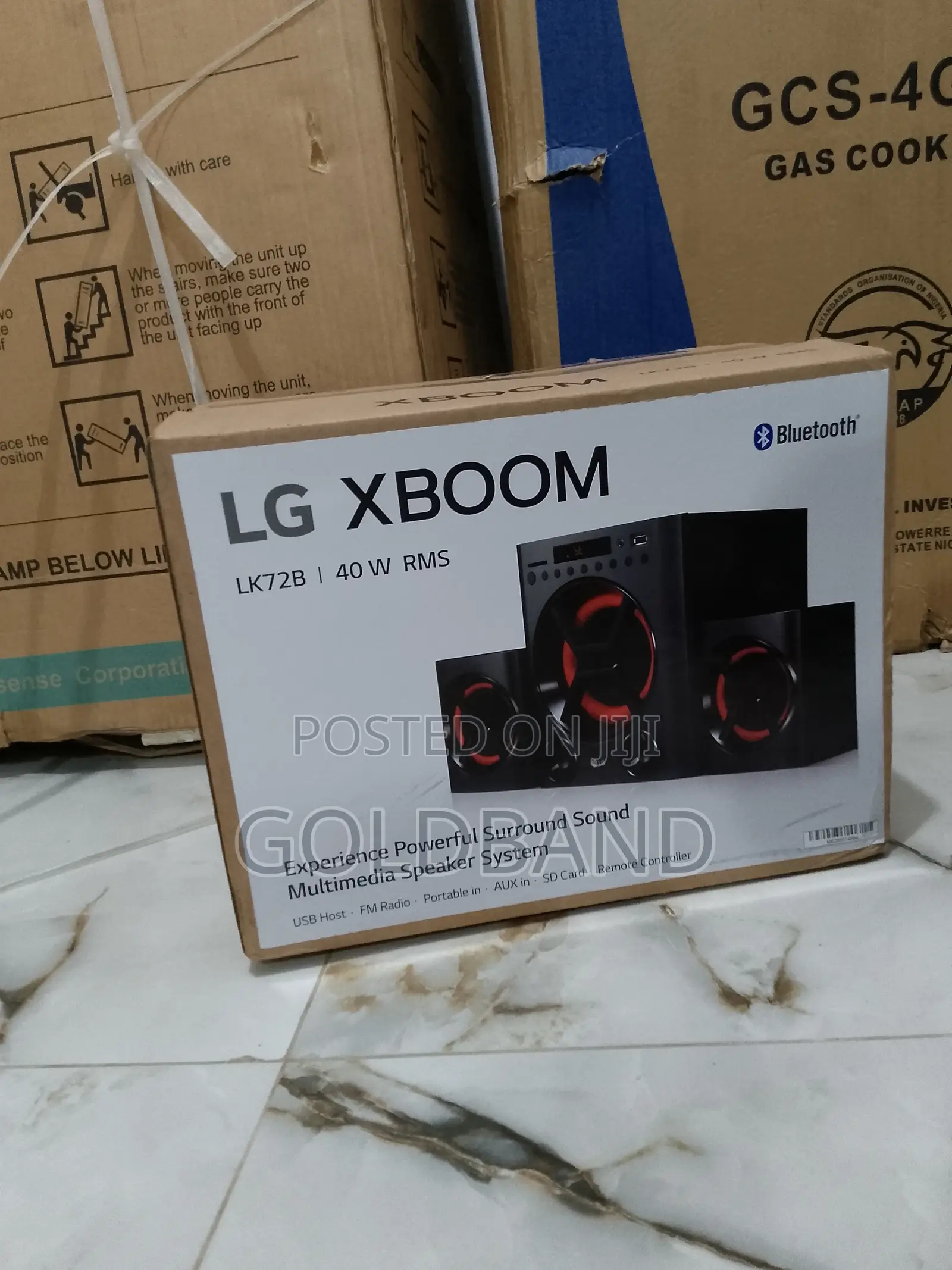 New Original LG XBOOM "40watt AUD72B" Audio System