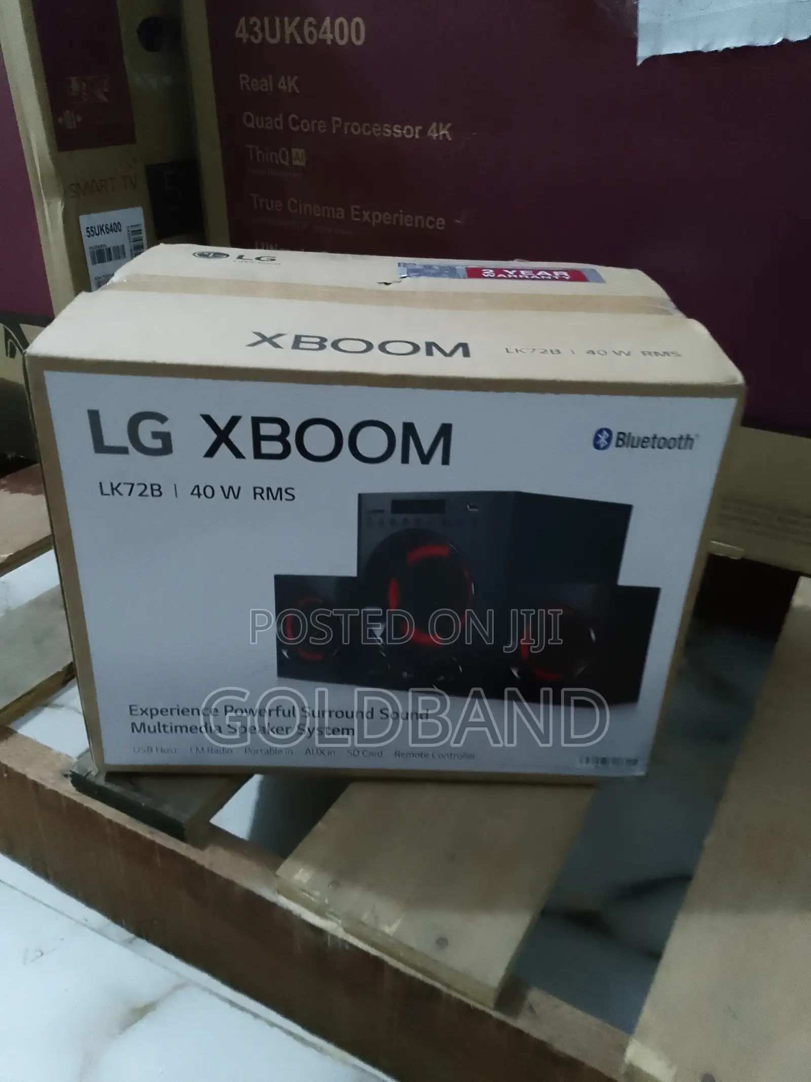 Standard 40watt LG XBOOM Audio System (AUD72B)