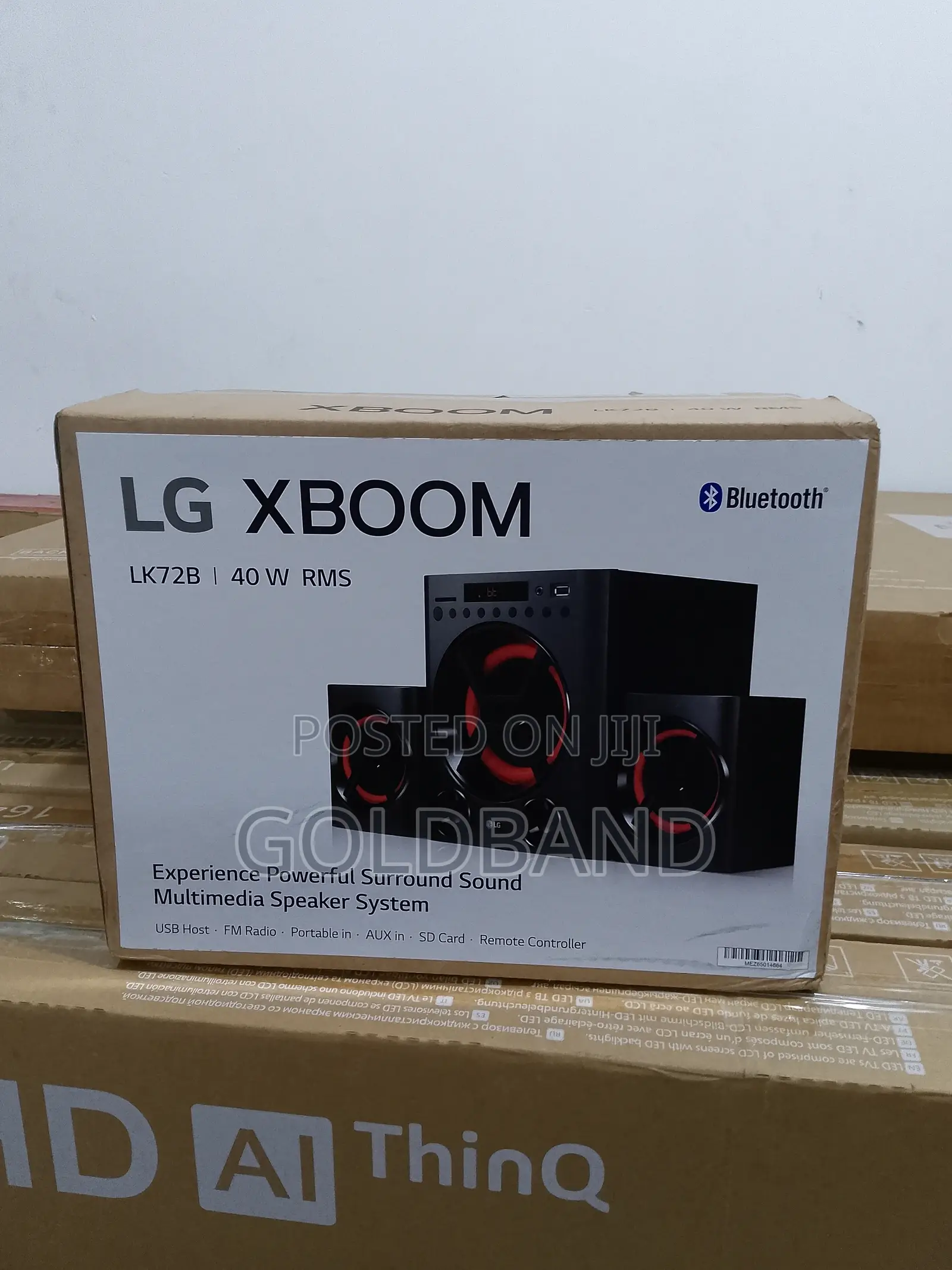 Classic LG XBOOM Audio System (40watt AUD72B)