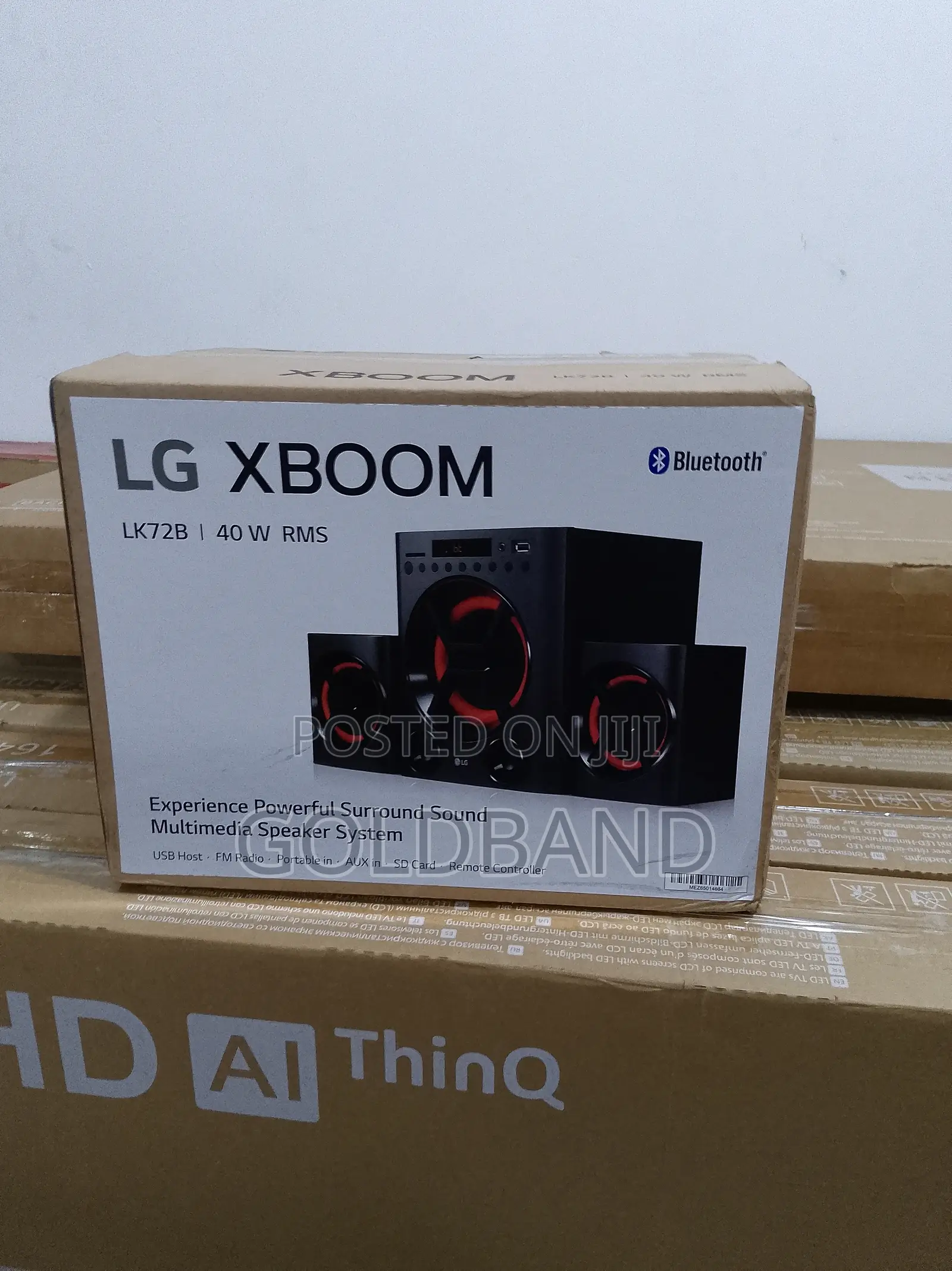 Very Responsive LG XBOOM Audio System (40watt AUD72B)