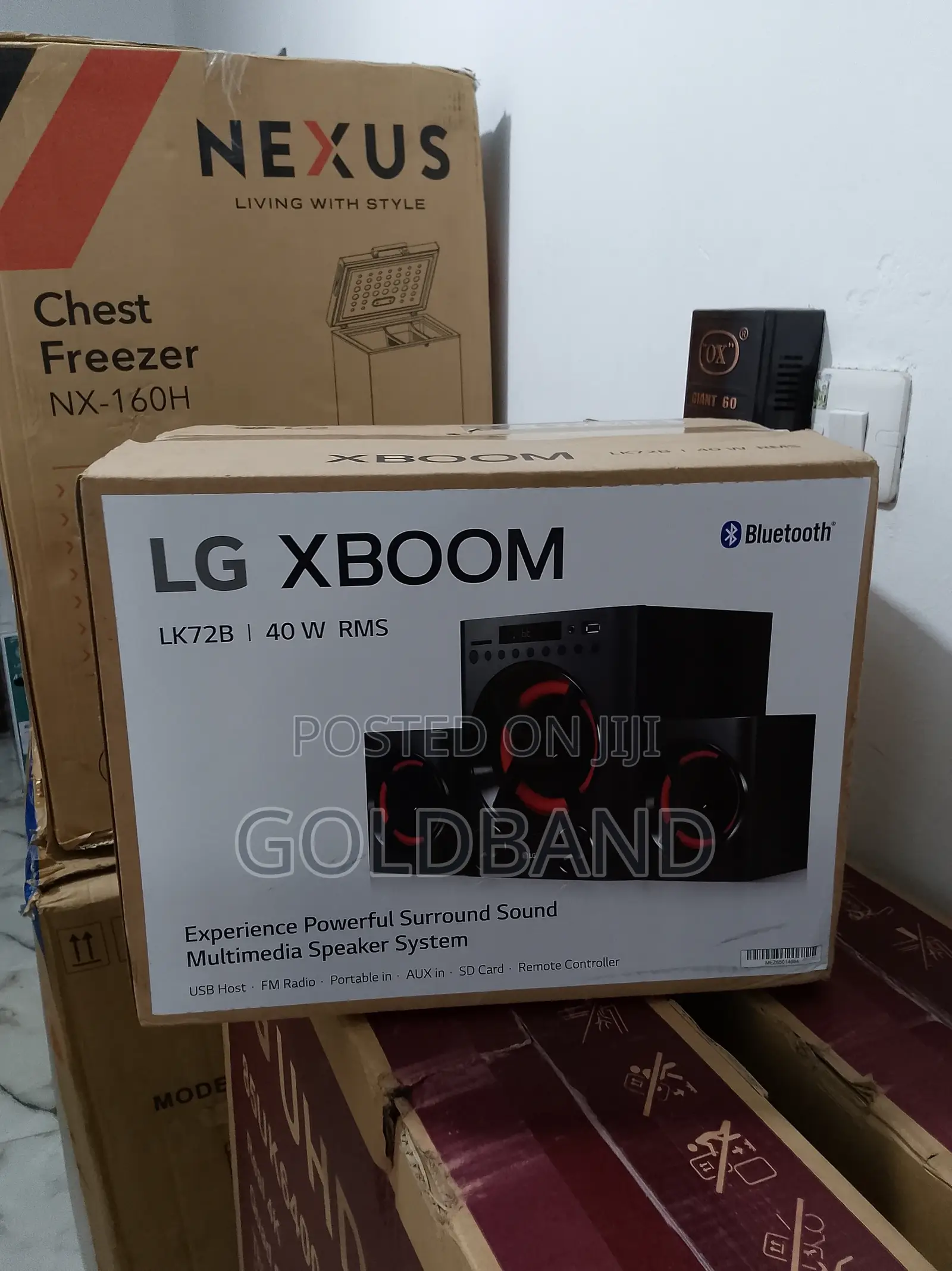 Powerful LG Xboom 40watt Audio System AUD72B