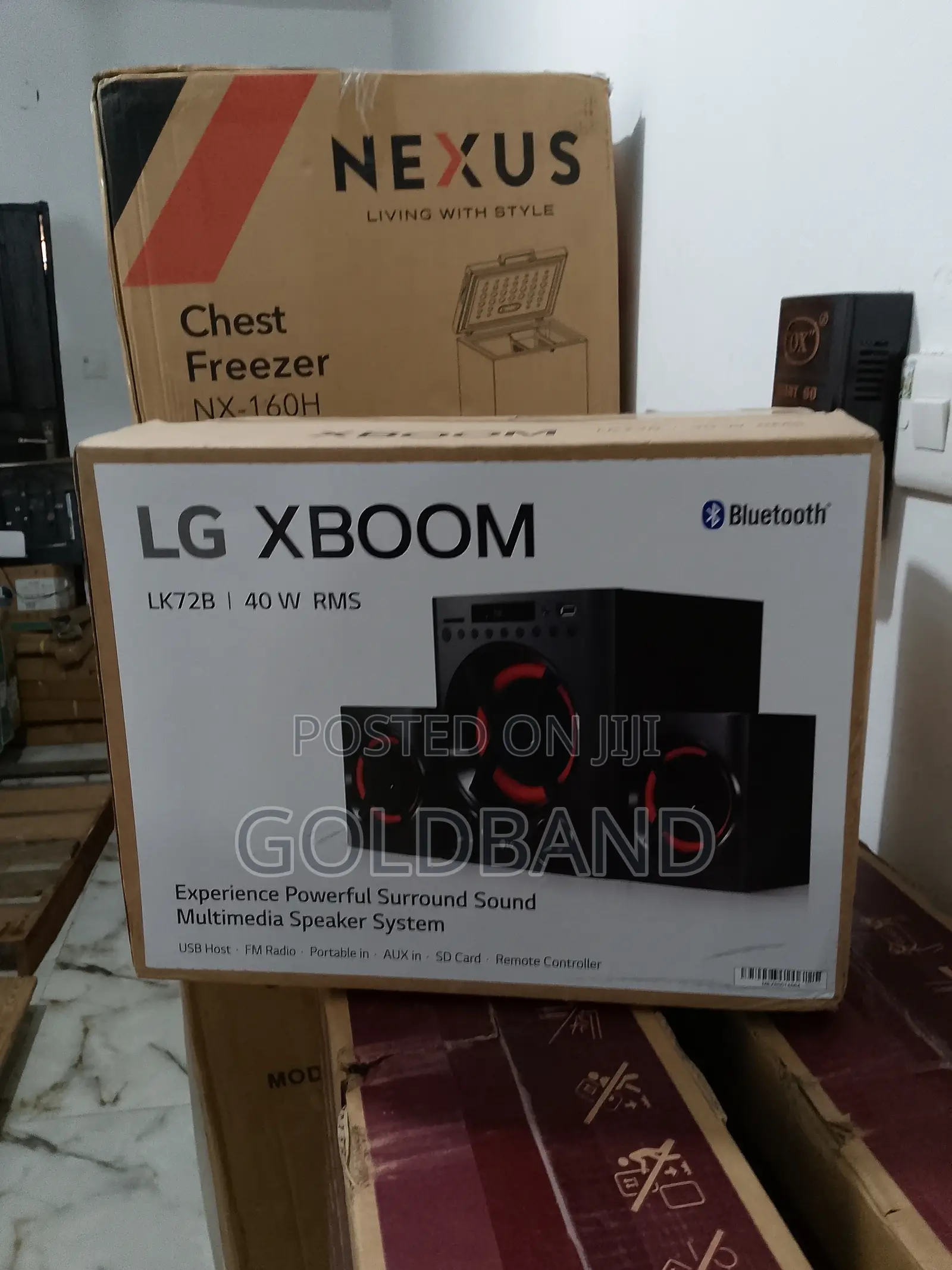 Energy-Efficient Audio System (LG XBOOM, 40watt AUD72B)