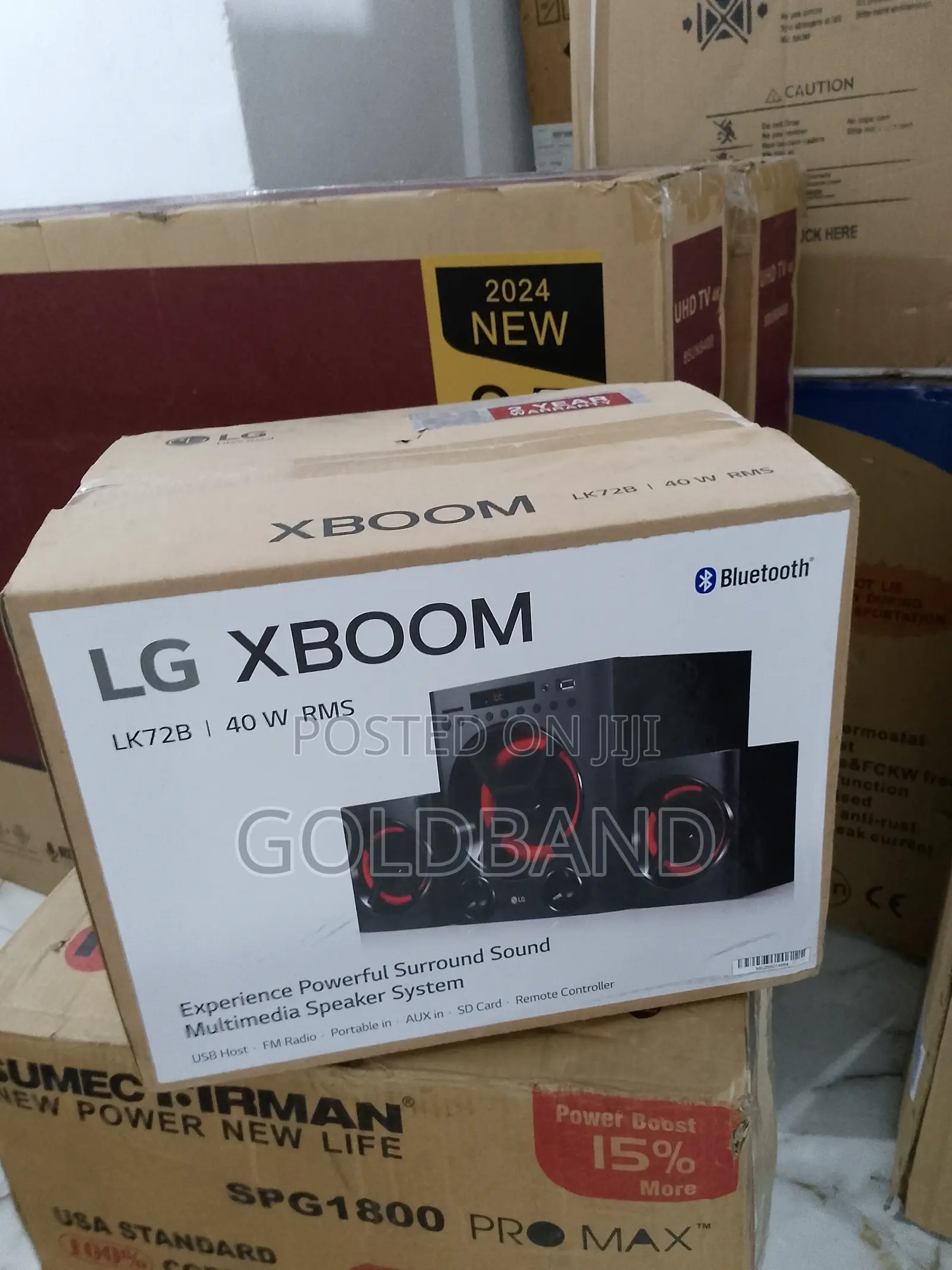 Very Clean 40watt LG X Boom Audio System "AUD72B"