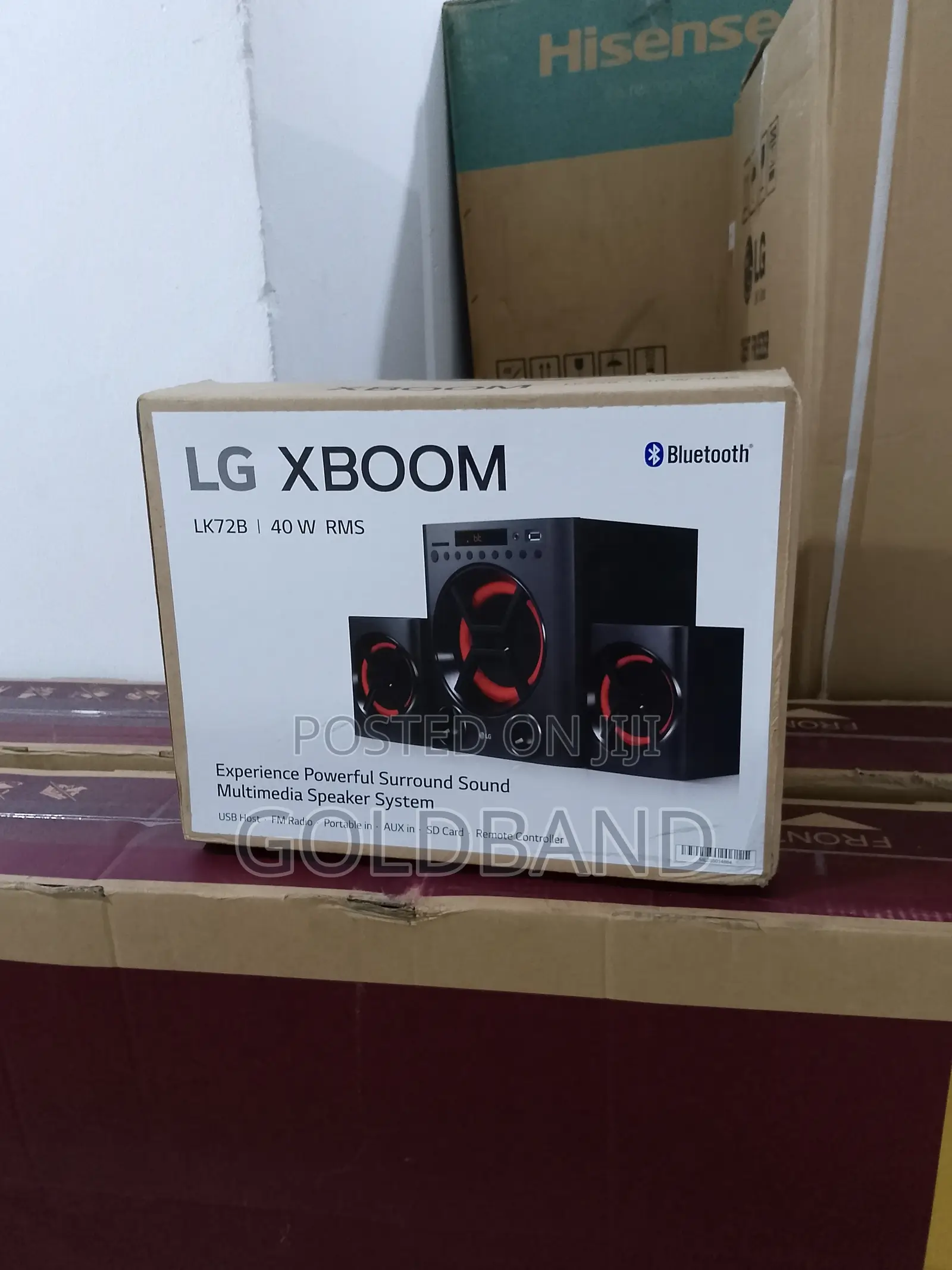 Very Clean 40watt LG X Boom Audio System "AUD72B"