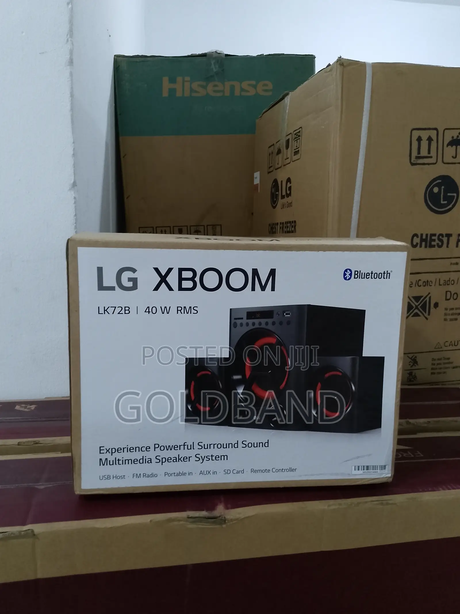 Avaliable 40watt LG X Boom Audio System AUD72B