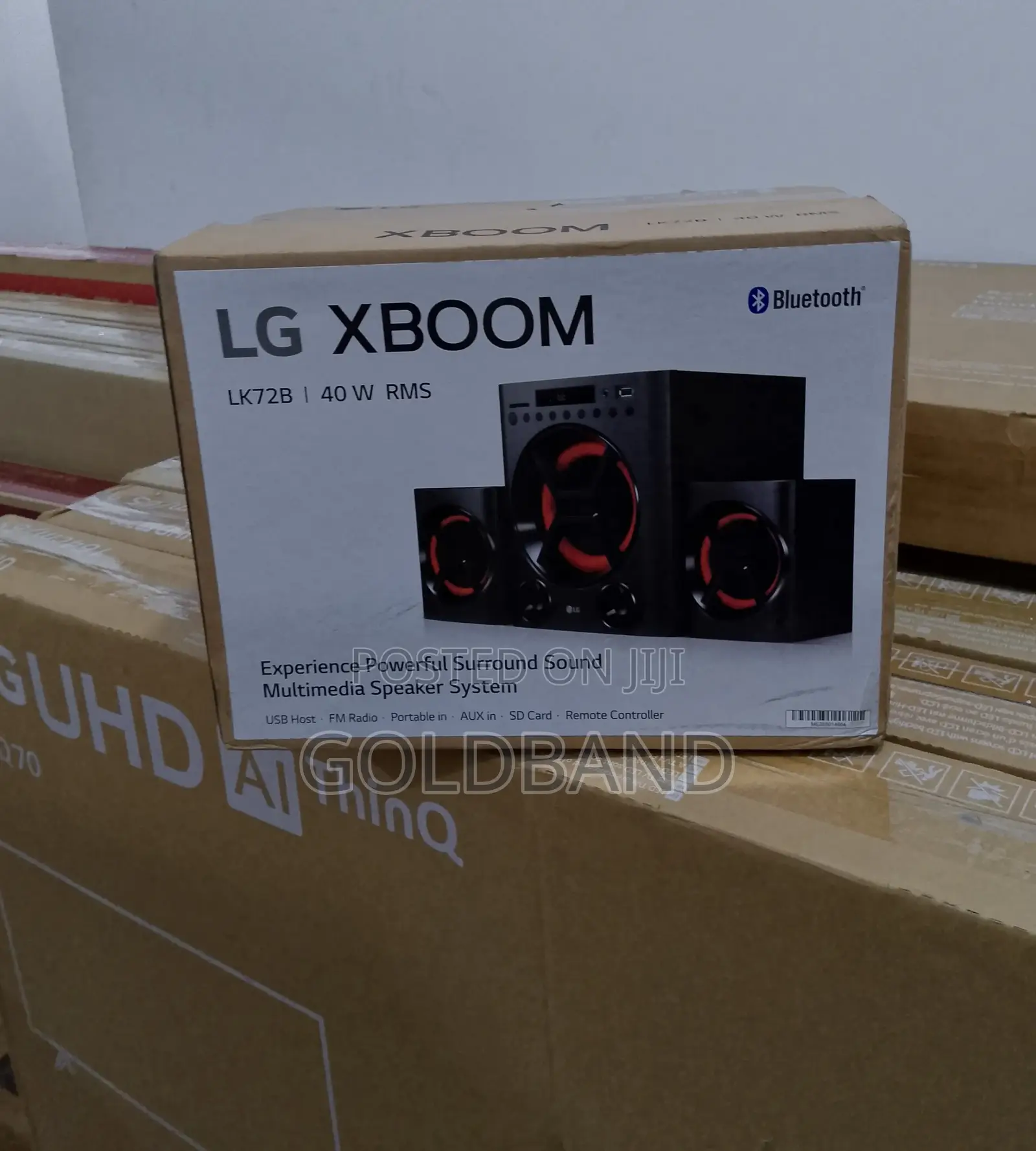 Eazy-to-Connect 40w LG X Boom Audio System (AUD72B)