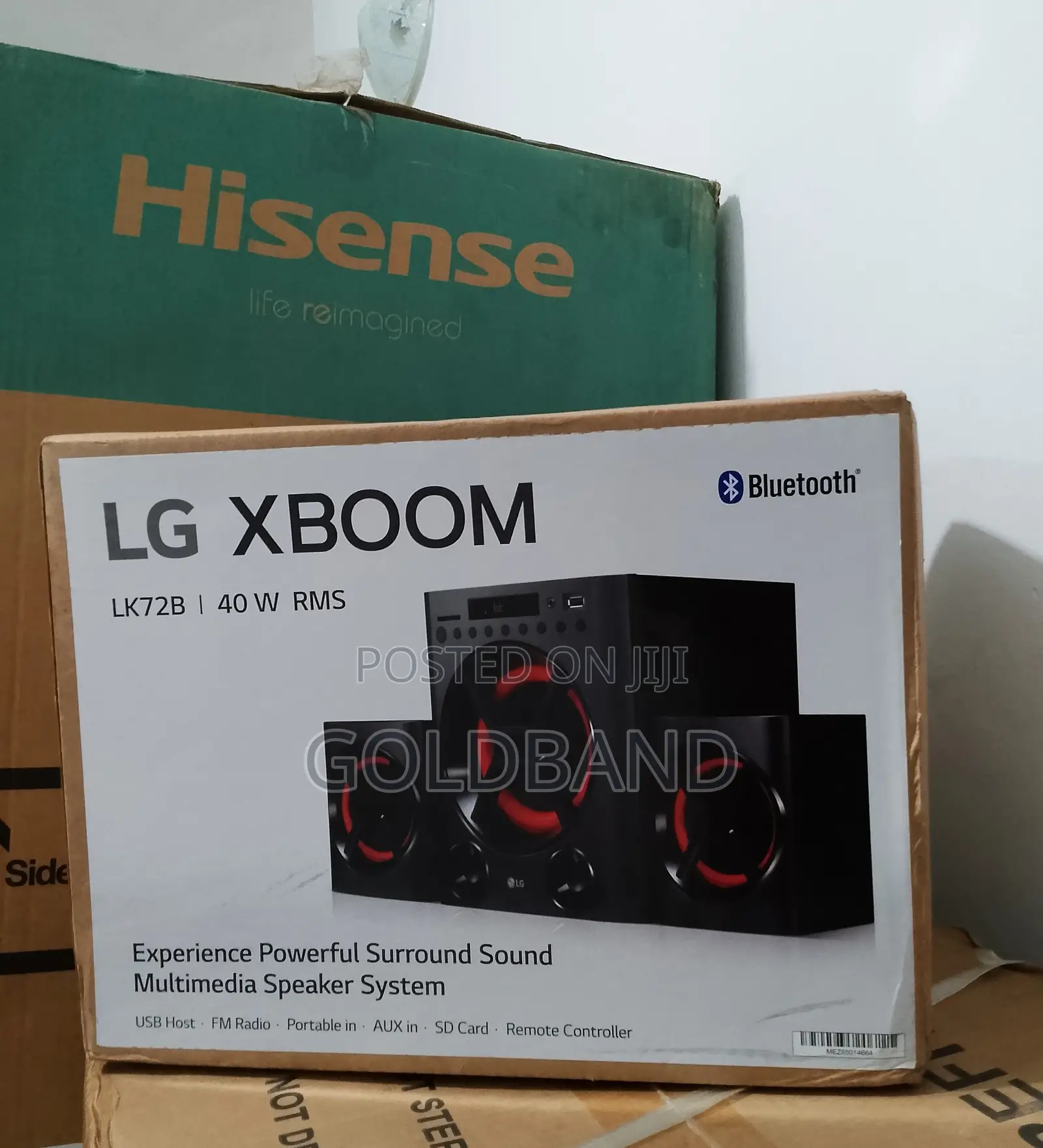 Eazy-to-Connect 40w LG X Boom Audio System (AUD72B)