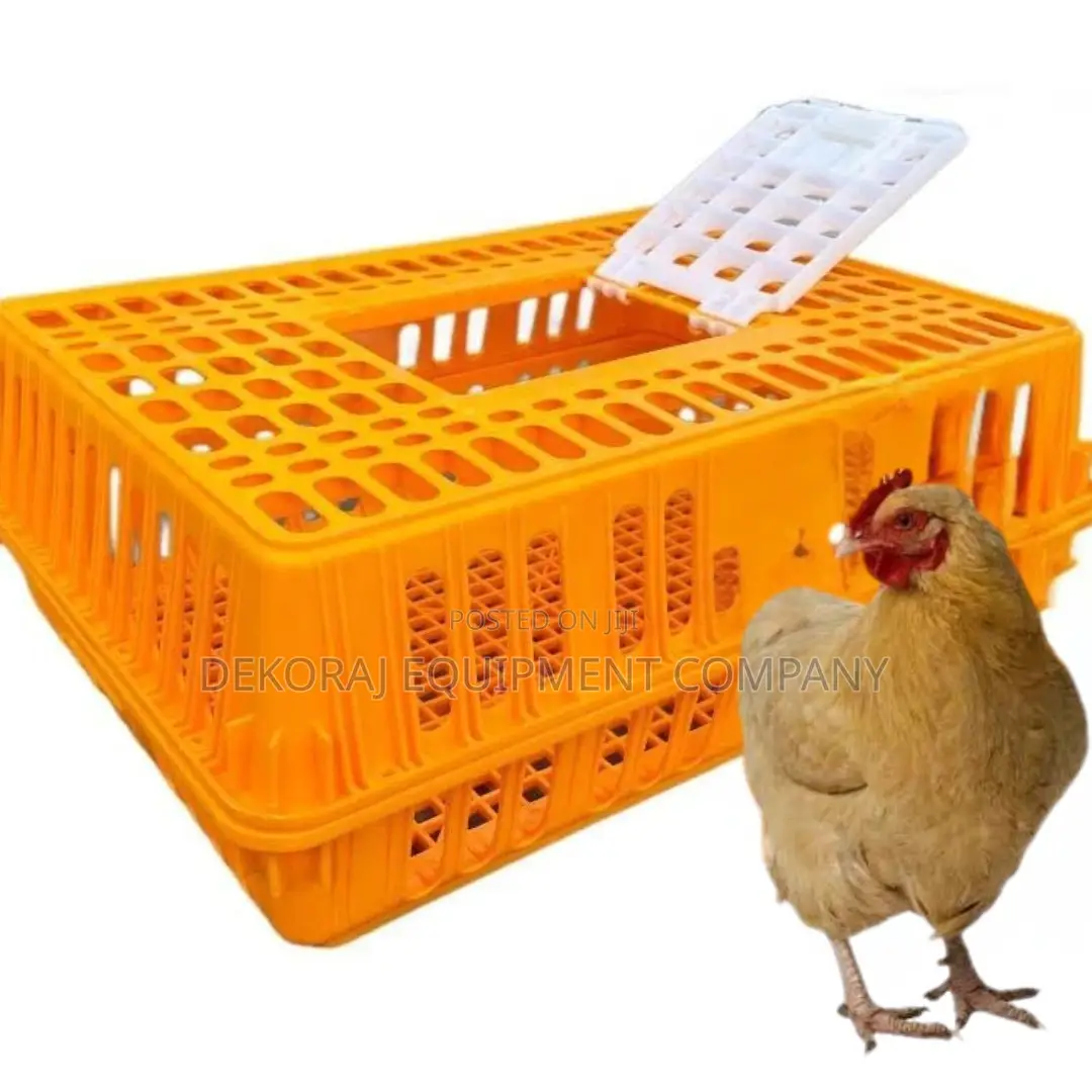 Chicken Transport Crate With Quick-Release Doors