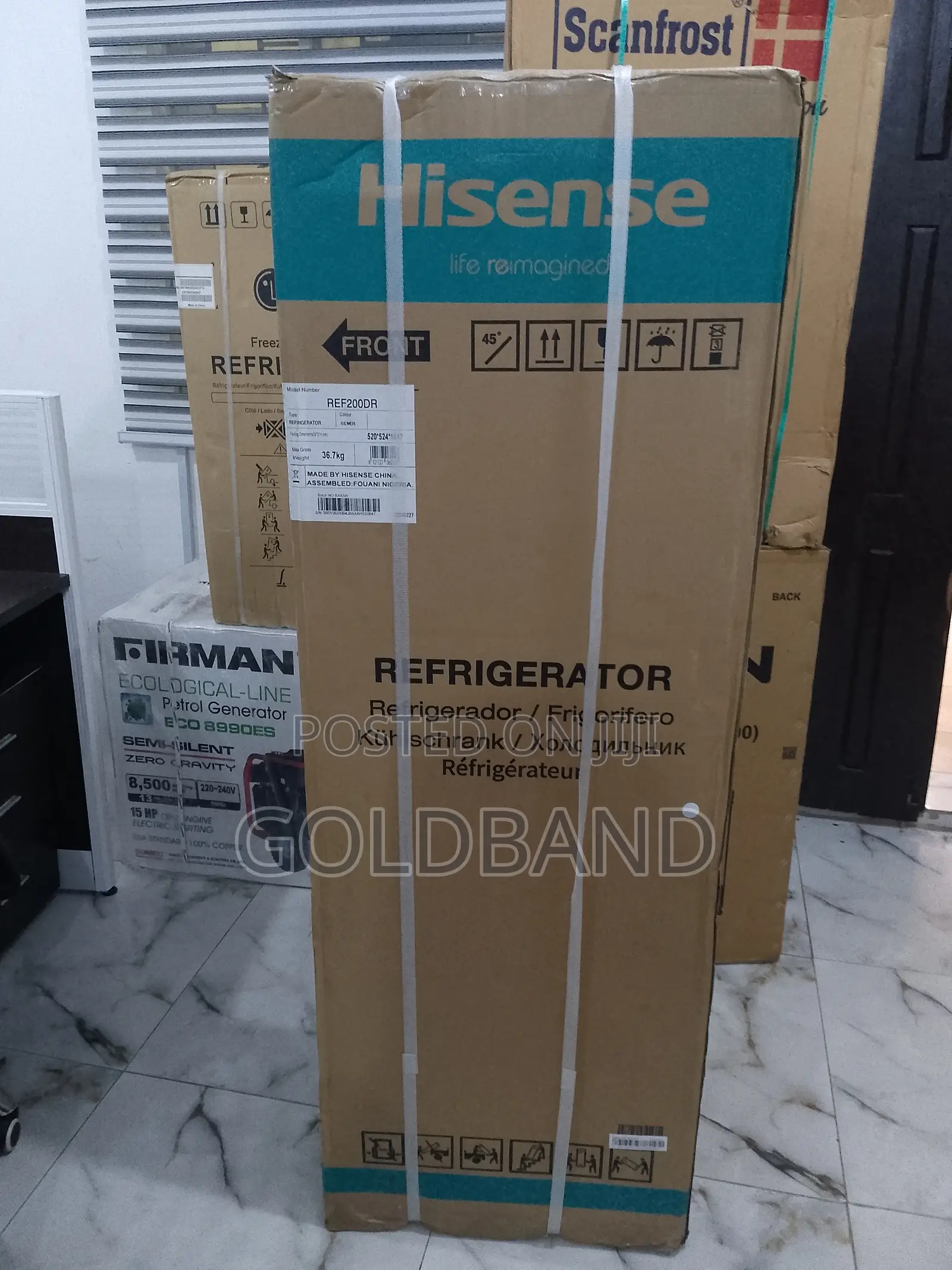 Affordable Hisense Refrigerator (REF200DR Double Door )
