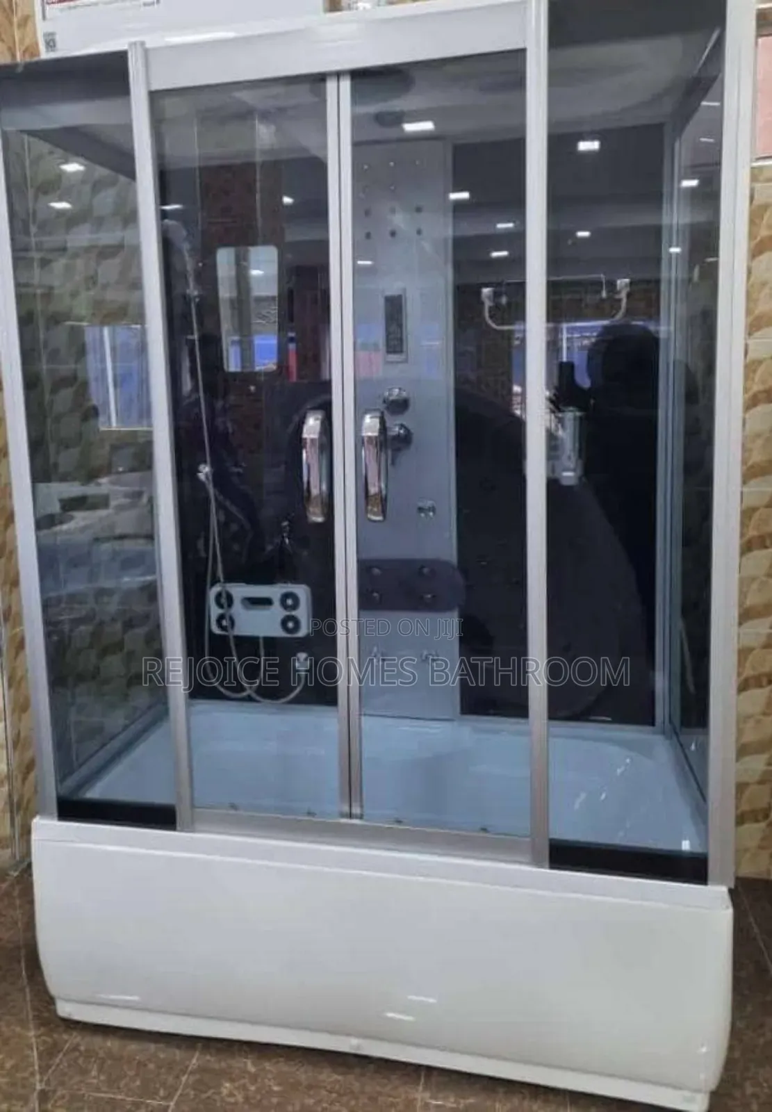 Quality Square High Base Shower Room