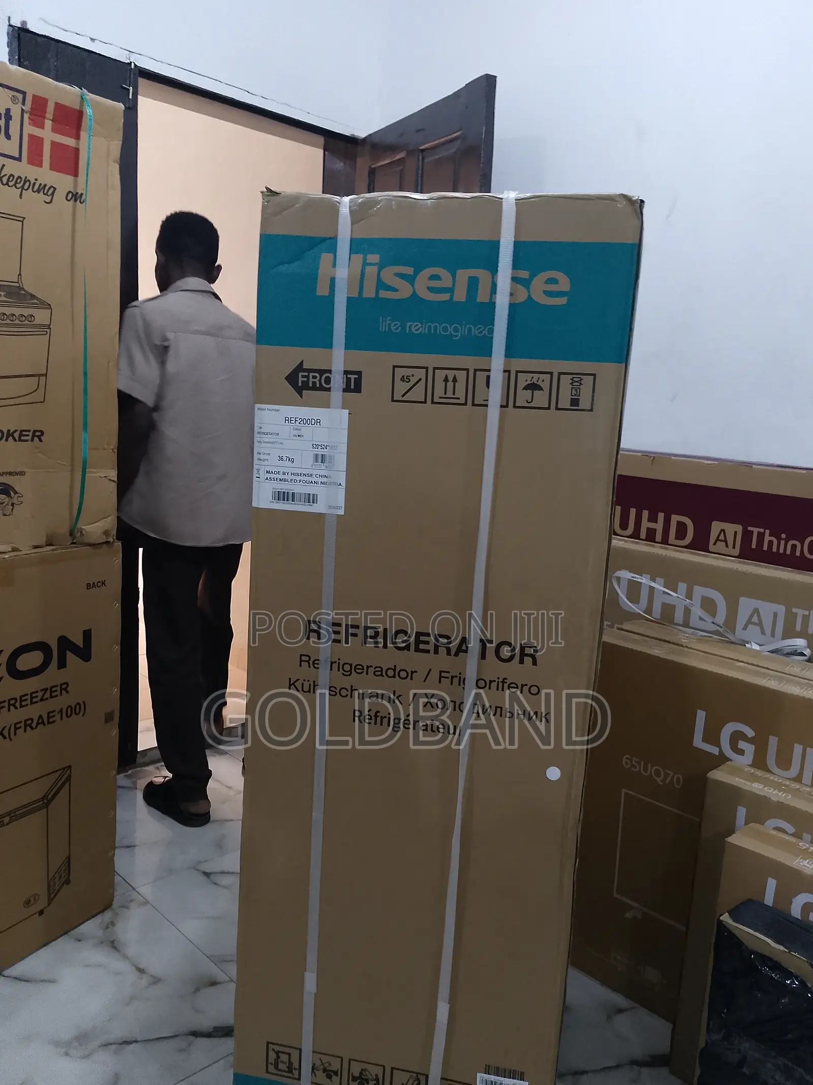 Premium Selling 154L Double Door Hisense 200DR Refrigerator