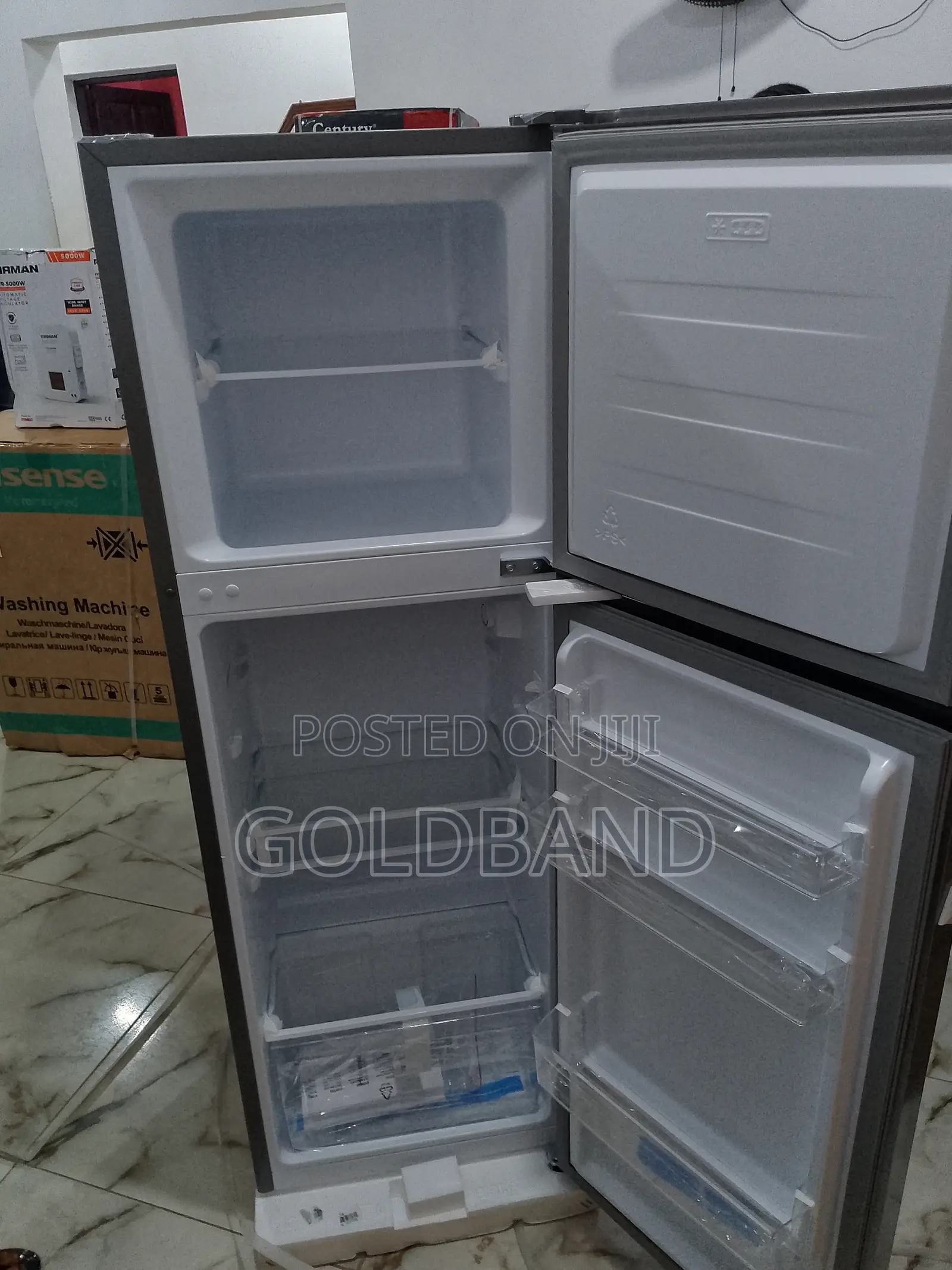 New-in 154L 200DR Double Door Hisense Refrigerator
