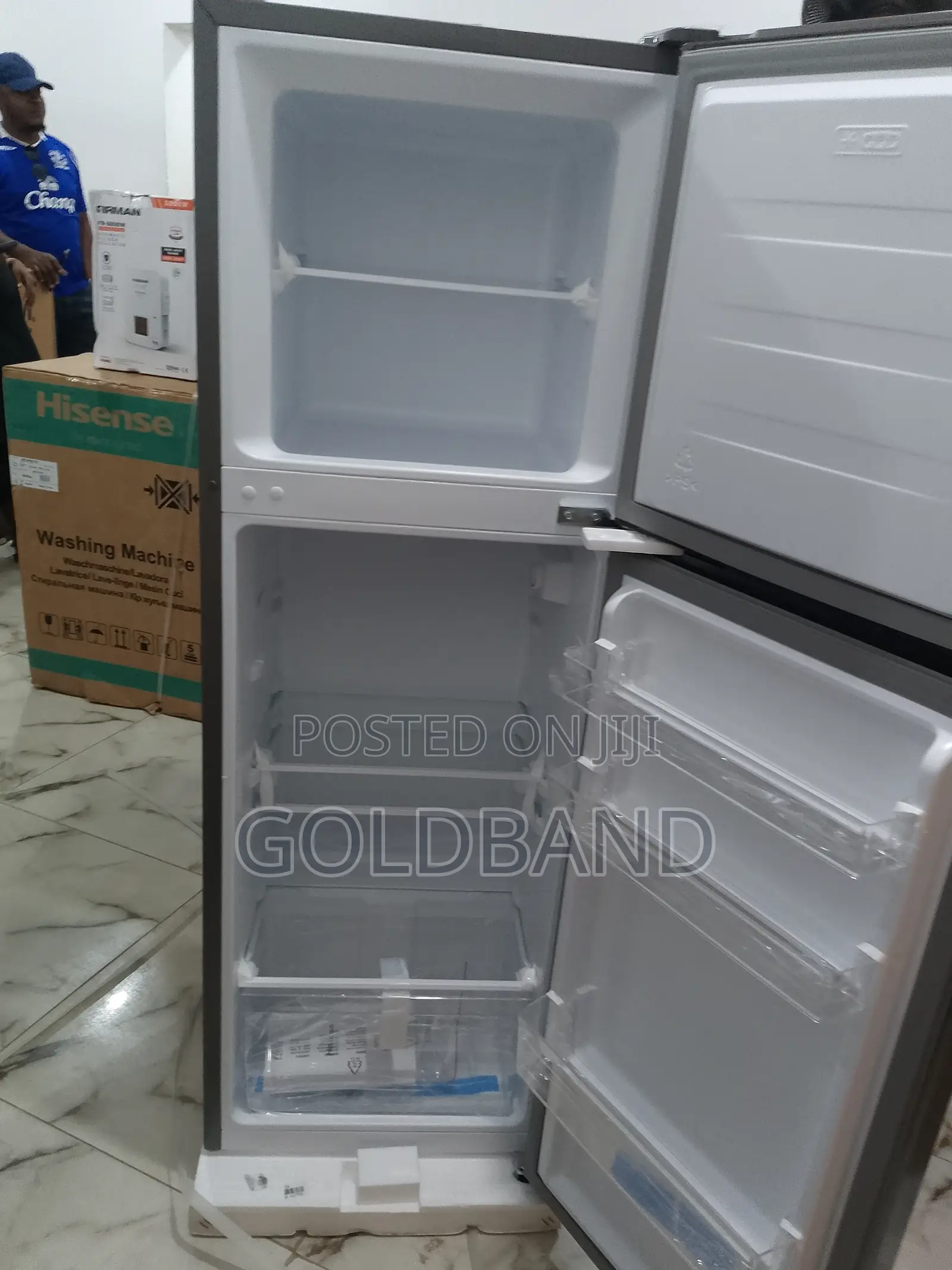 Very Clean Double Door 154L 200DR Hisense Refrigerator