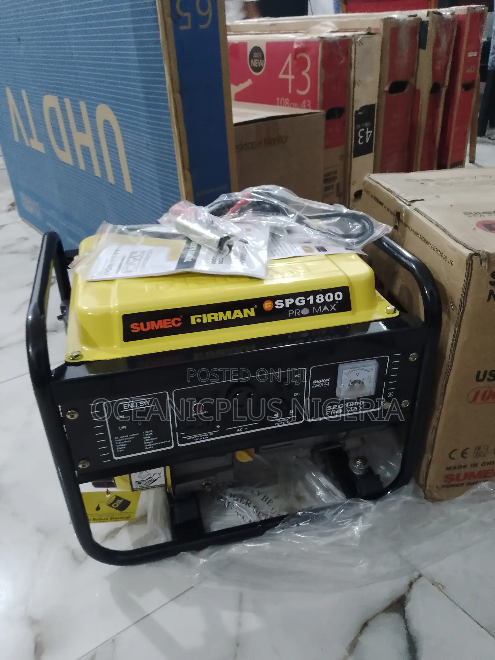 Portable-Quality SPG 1800 Sumec Fireman Generator