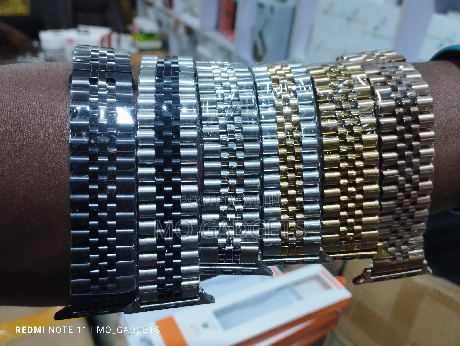 Rolex Stainless Chain Straps for Iwatch and Samsung