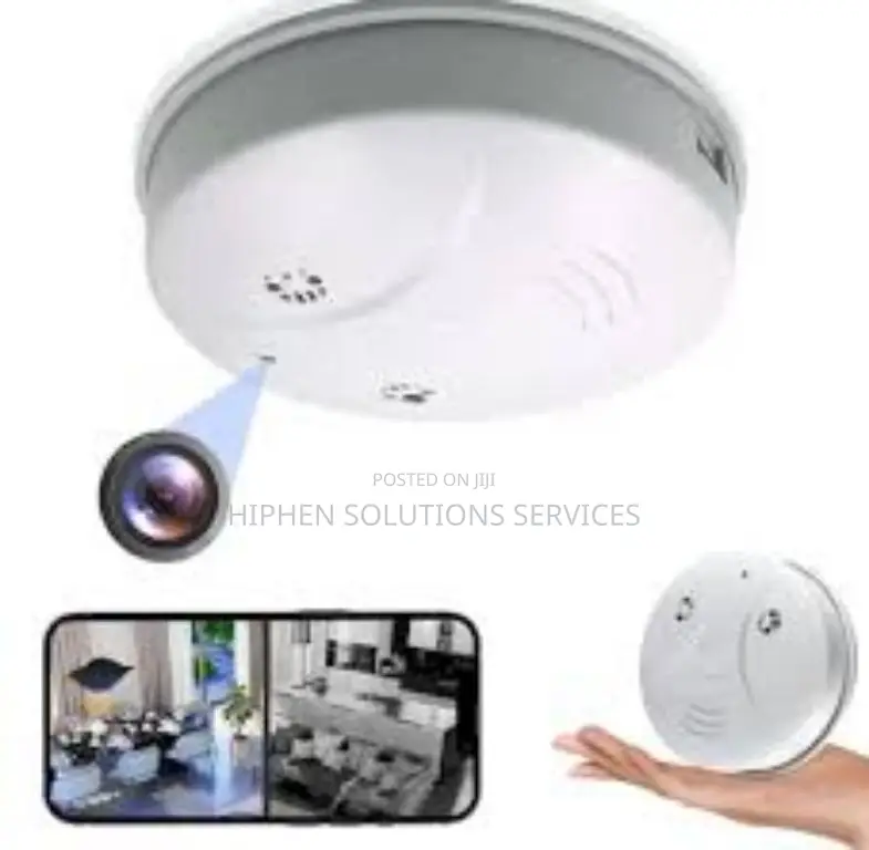 Smoke Detector Wifi Security Monitoring Hidden Camera