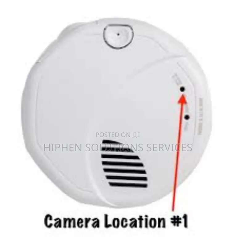 Security Monitoring Hidden Smoke Camera