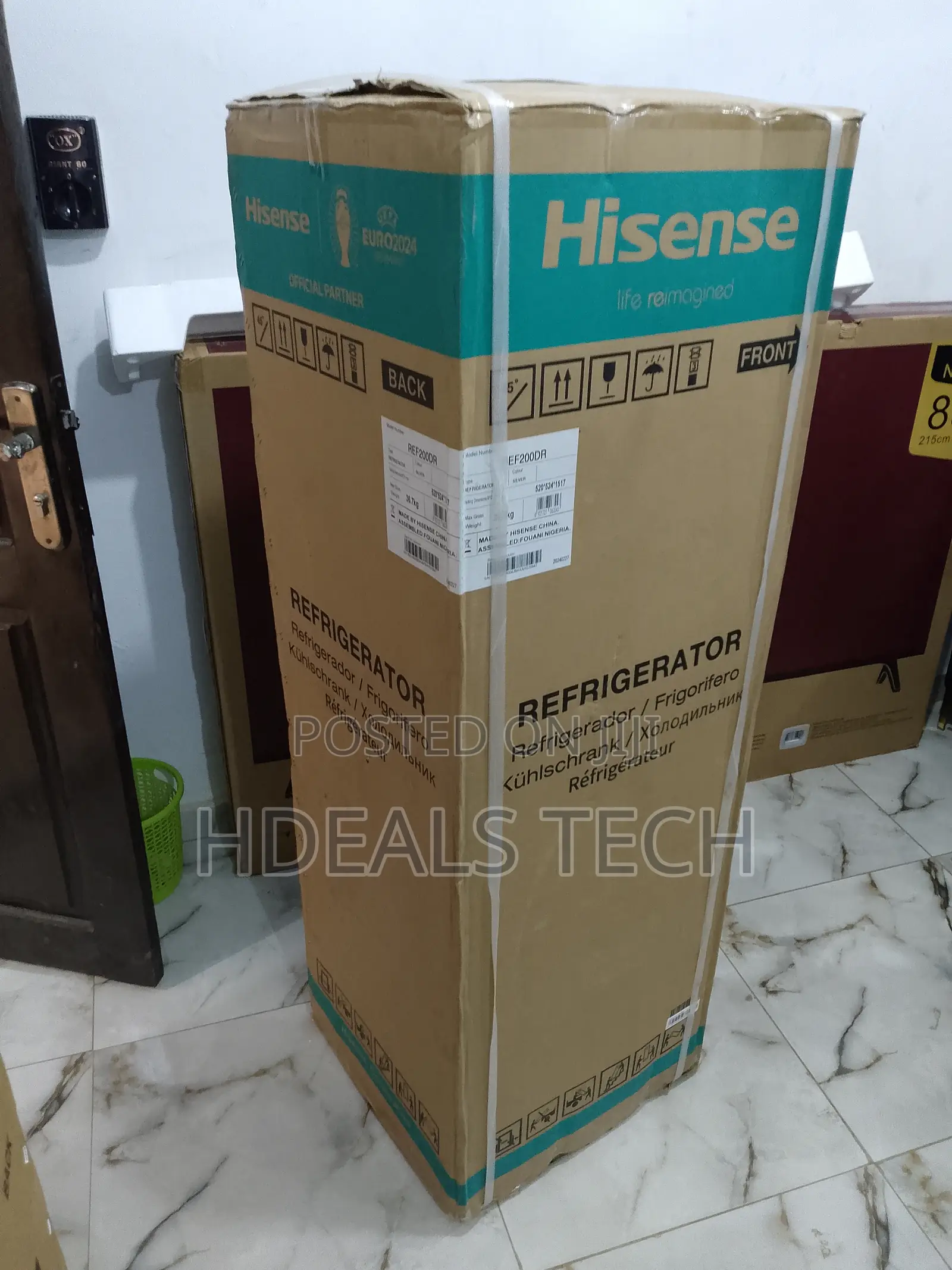Hisense Double Door Refrigerator – Ref200dr – 154liters