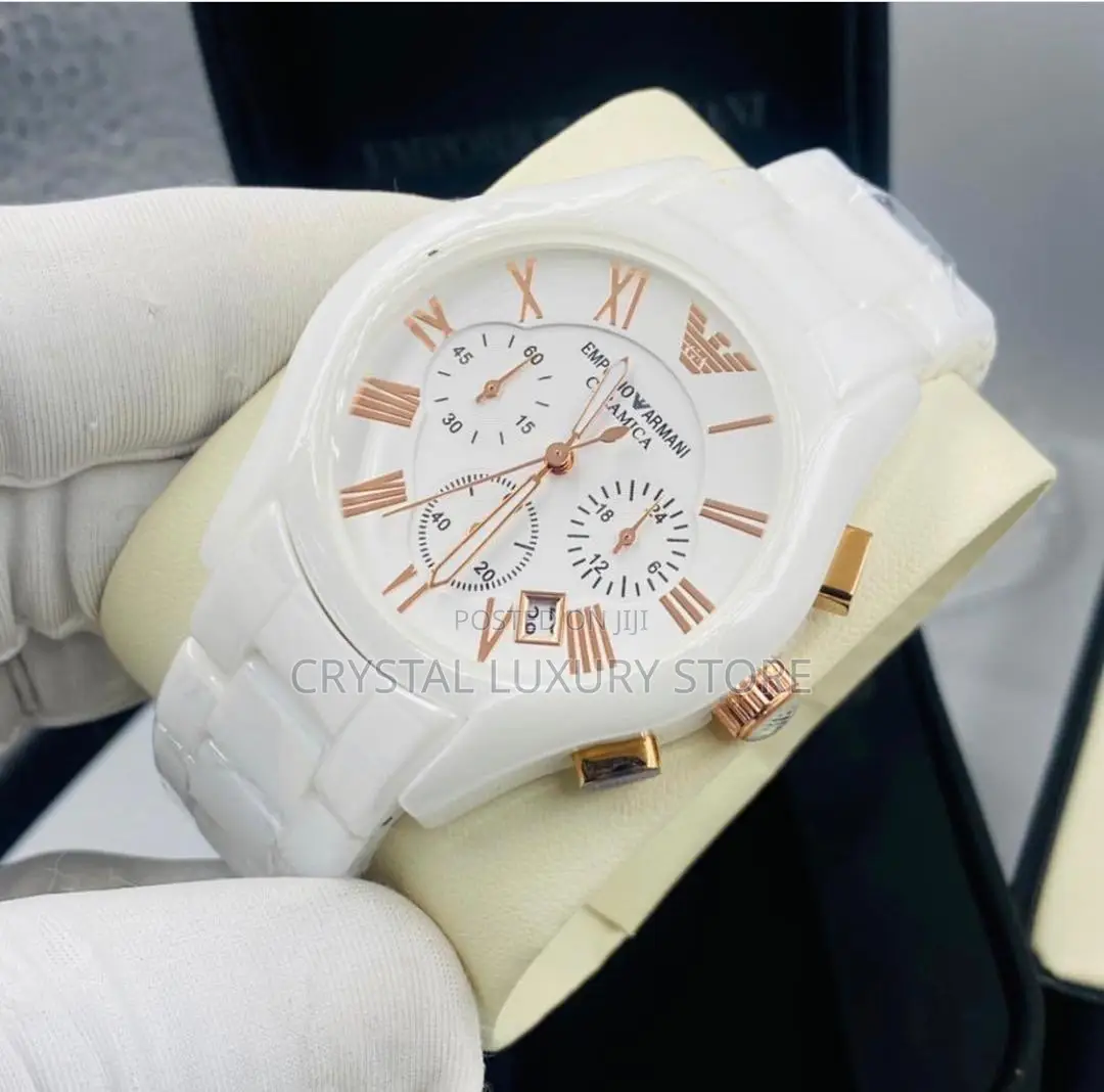 Emporio Armani Ceramica Quality Luxury Wristwatch