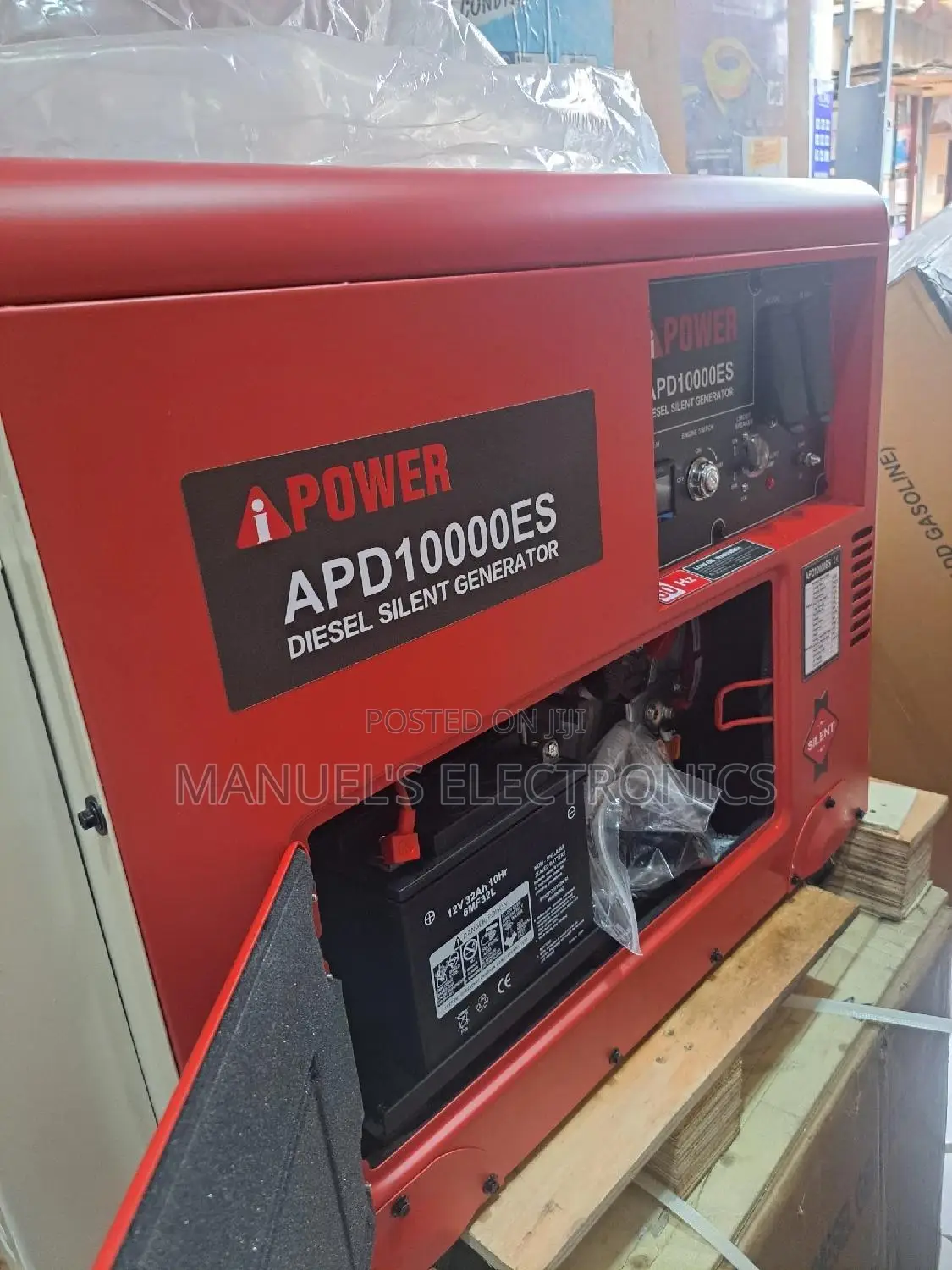 《》10kva Ipower Diesel Soundproof Generator Model Apd1000se
