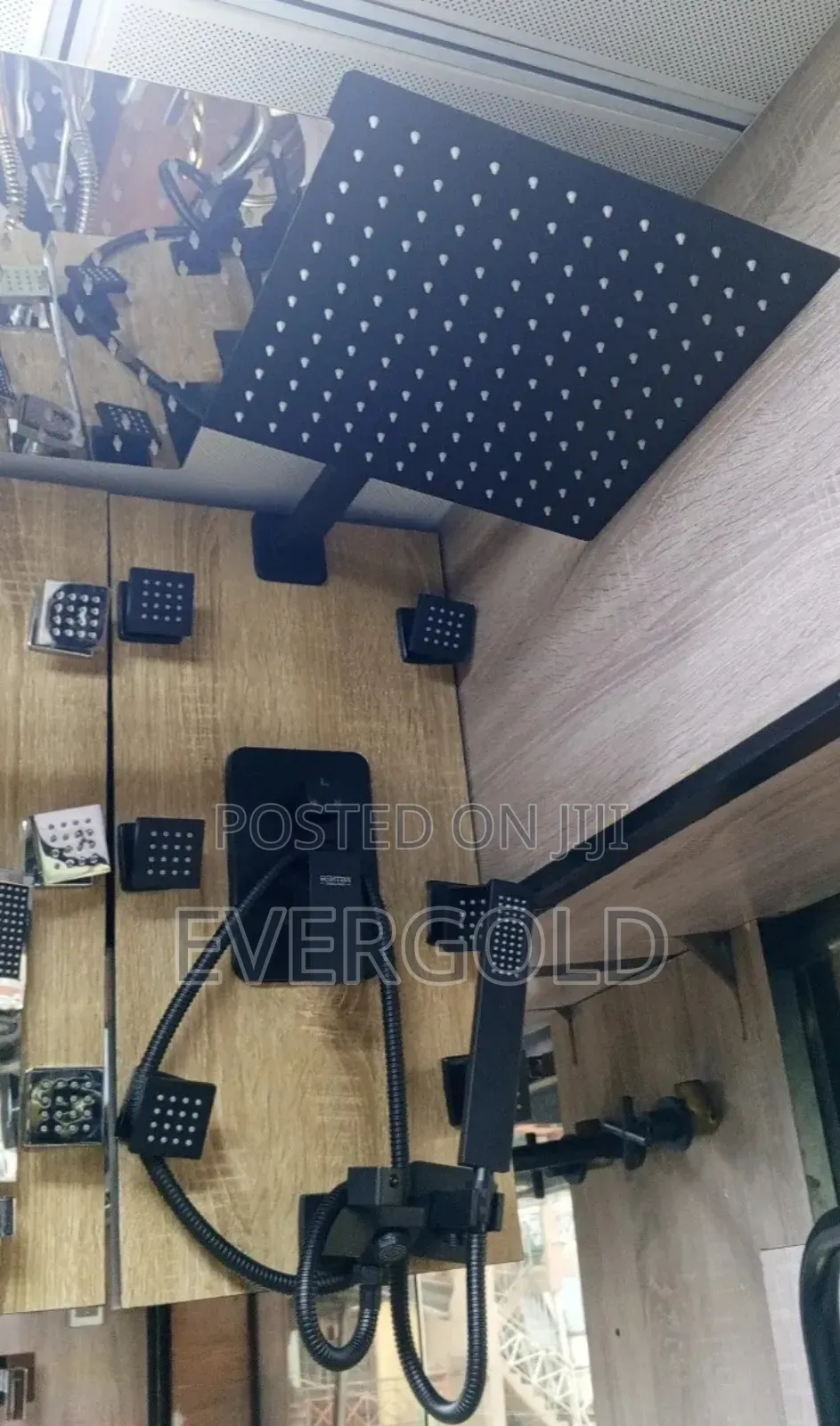 Conduit Shower Black 5 Ways Hot and Cold Mixer Tap