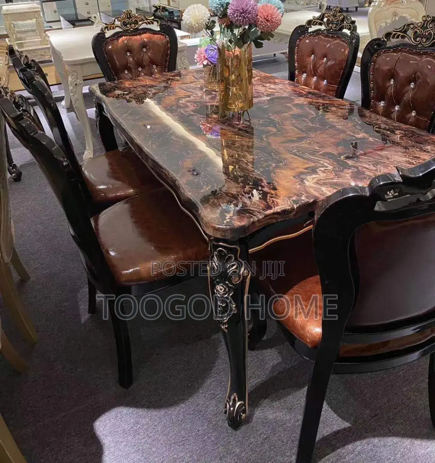 Turkish Royal Dinning Table and Chairs