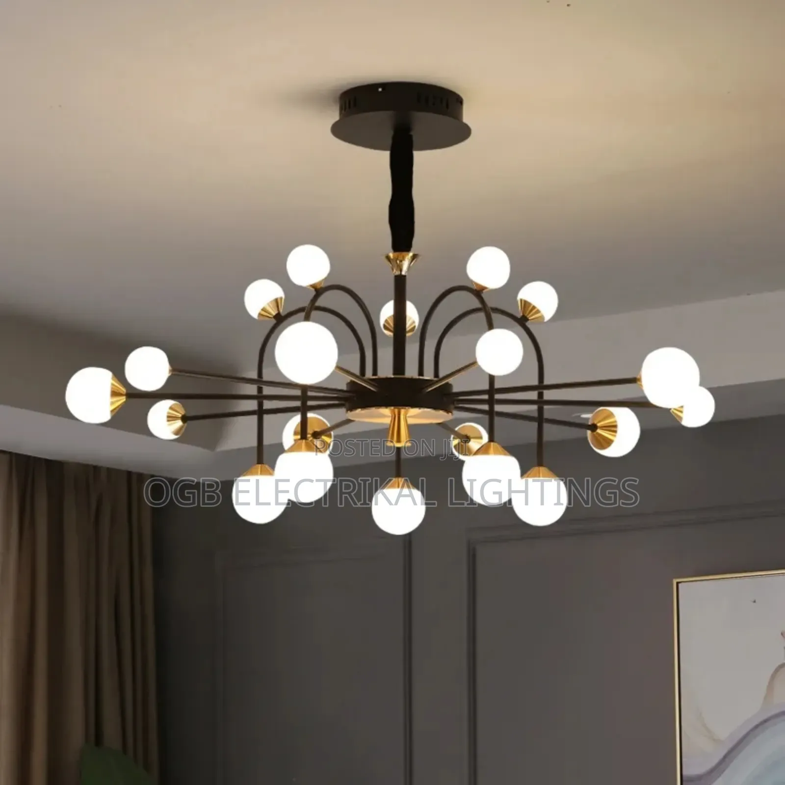 New Magic Bean Glass Ball Chandelier