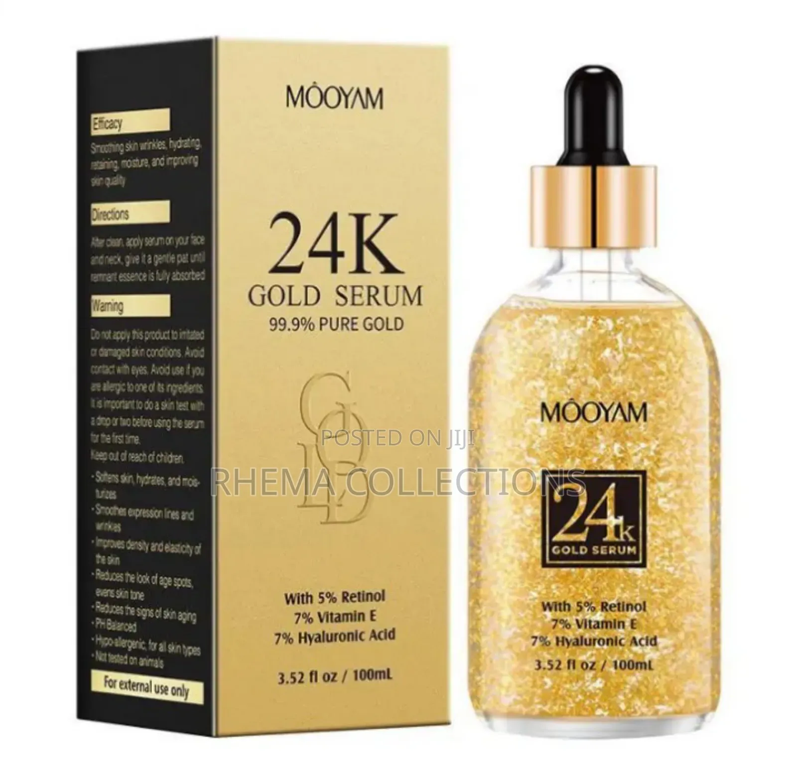  Gold Serum With Retinol,Vitamin E and Hyaluronic 100ml