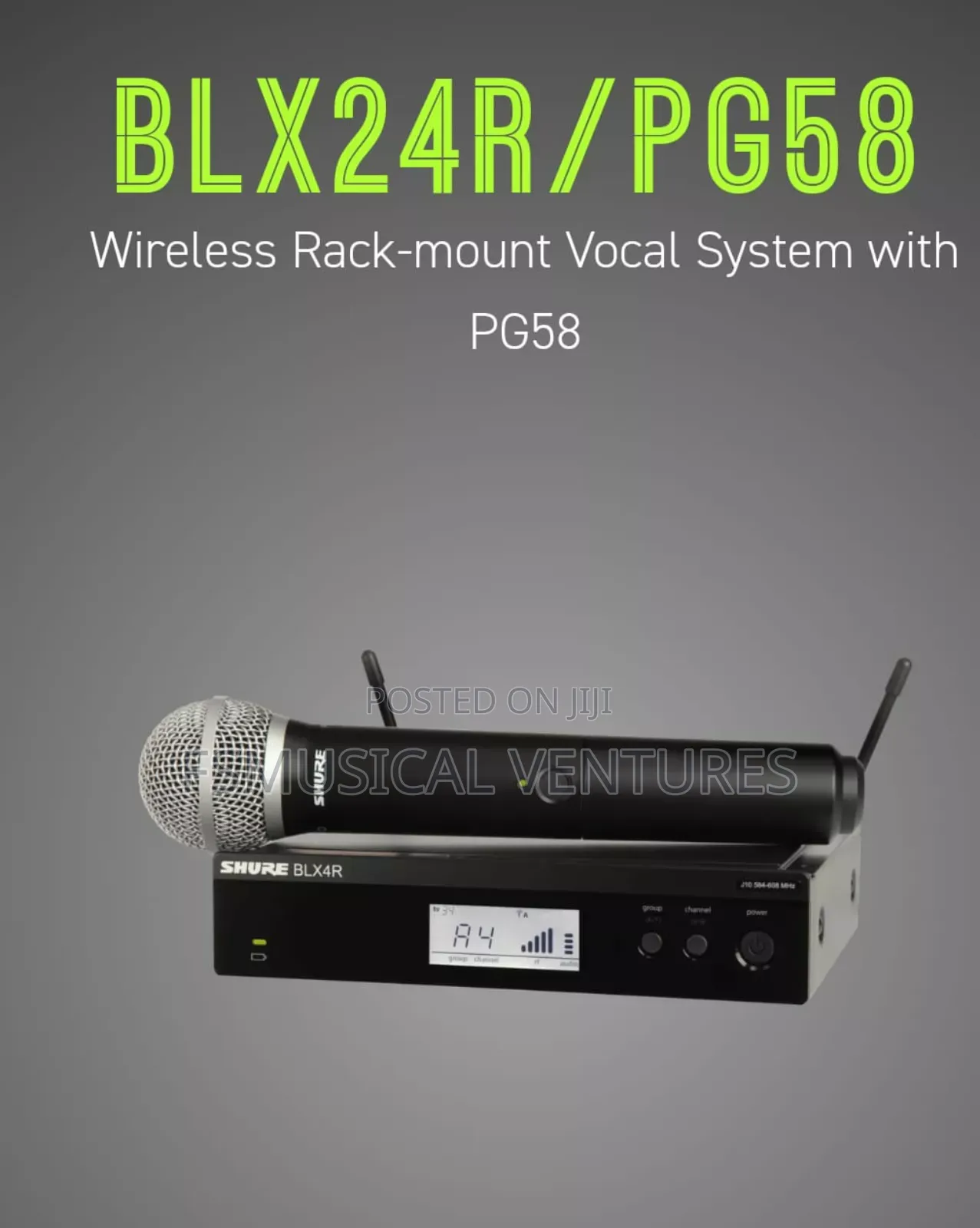 Shure BLX24R/PG58 One Handle Wireless Microphone