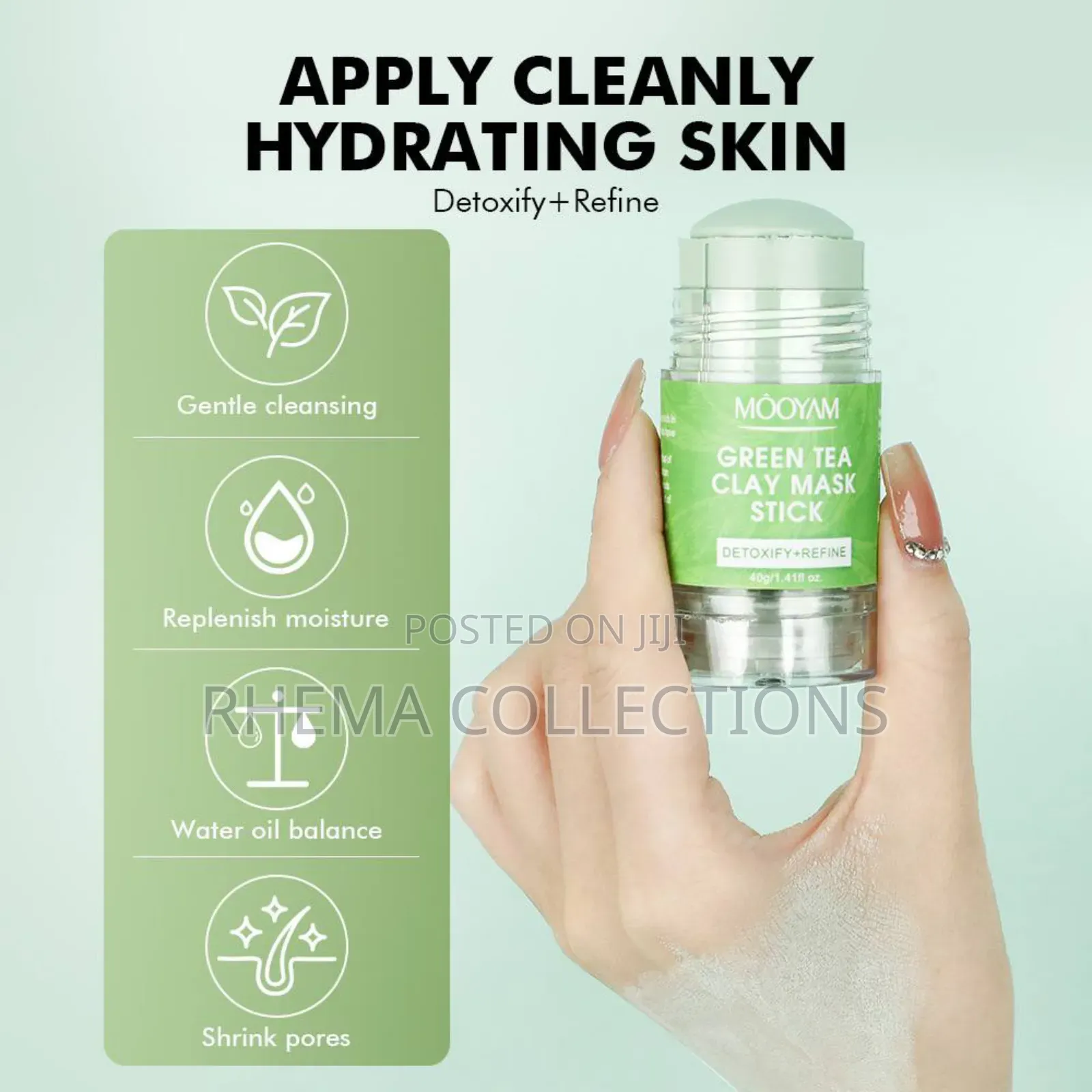Green Tea Clay Mask Stick