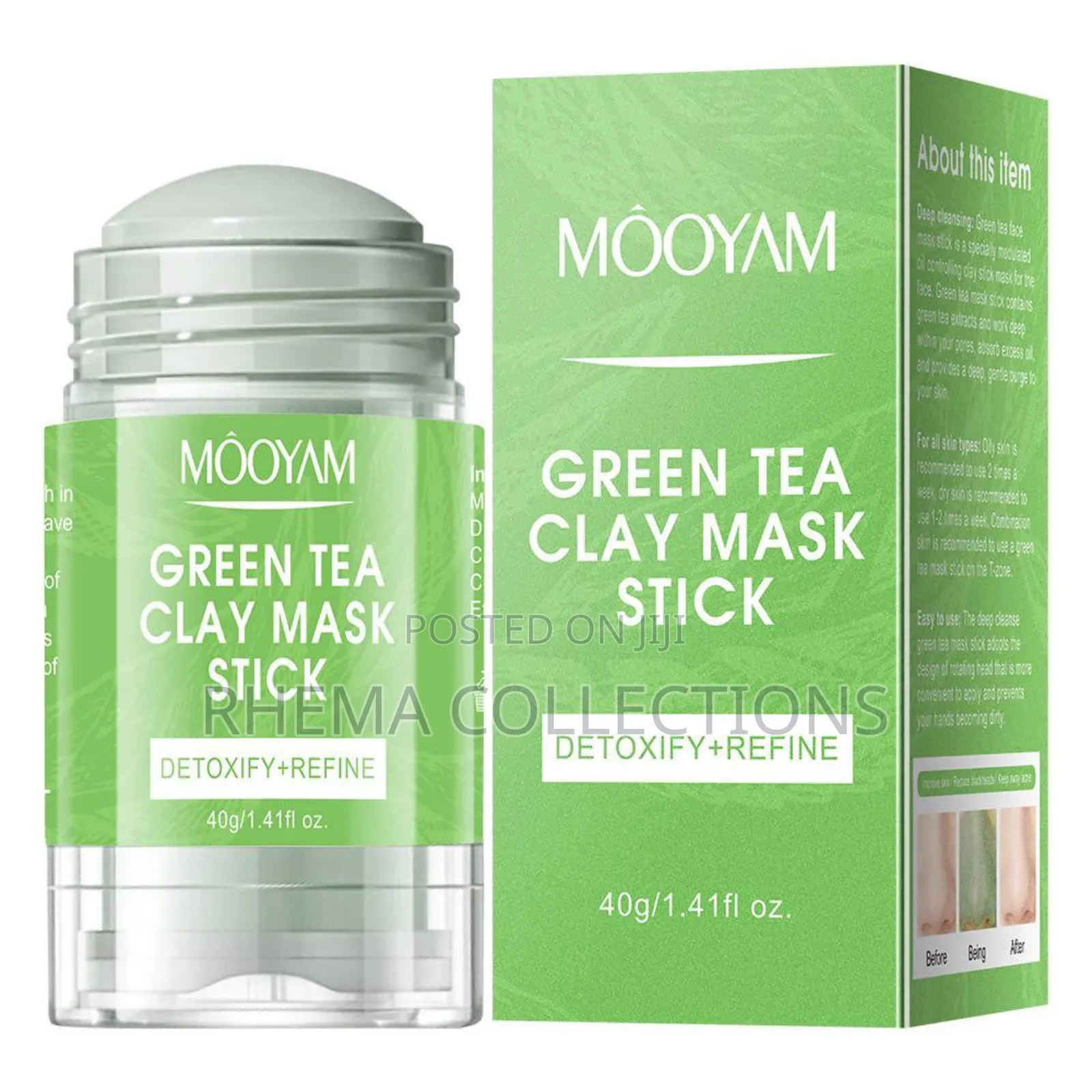 Green Tea Clay Mask Stick