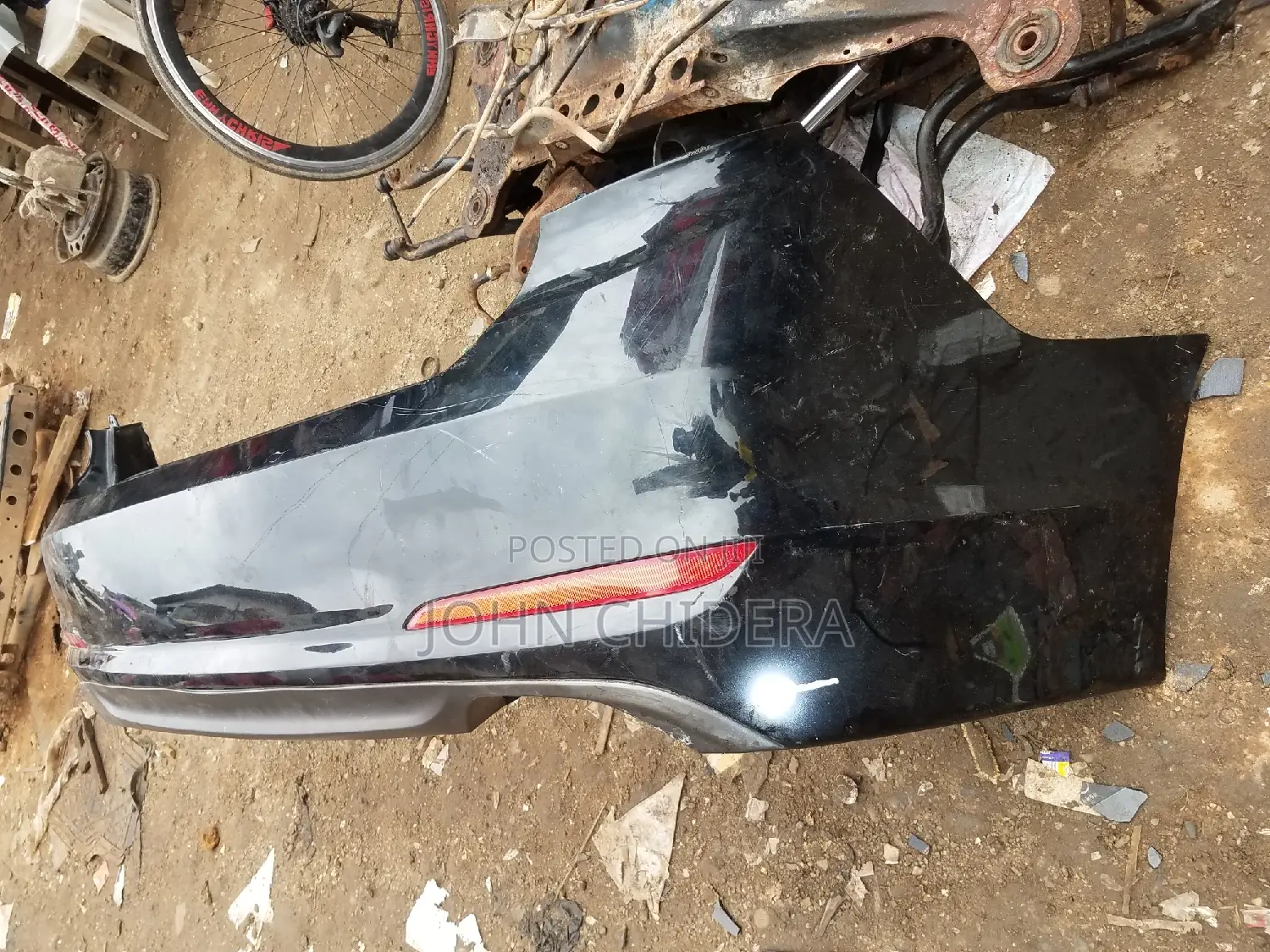 Complete Back Bumper With Reflector Sonata 016