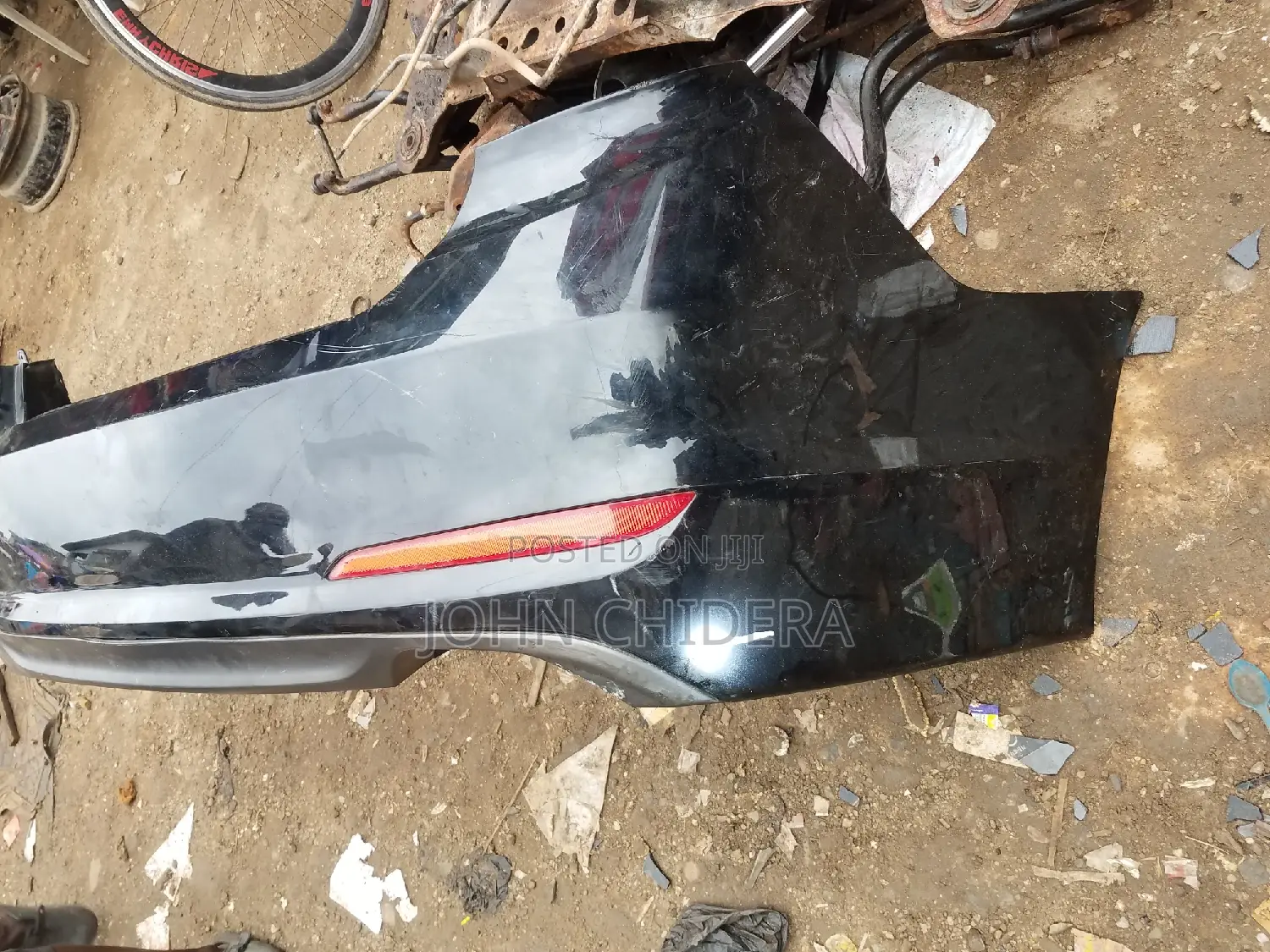 Complete Back Bumper With Reflector Sonata 016