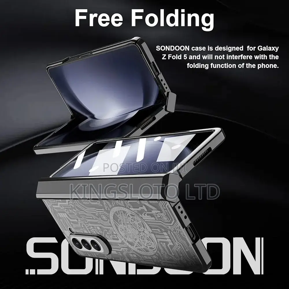 Samsung Galaxy Z Fold 5 Case With Built-in Screen Protector.