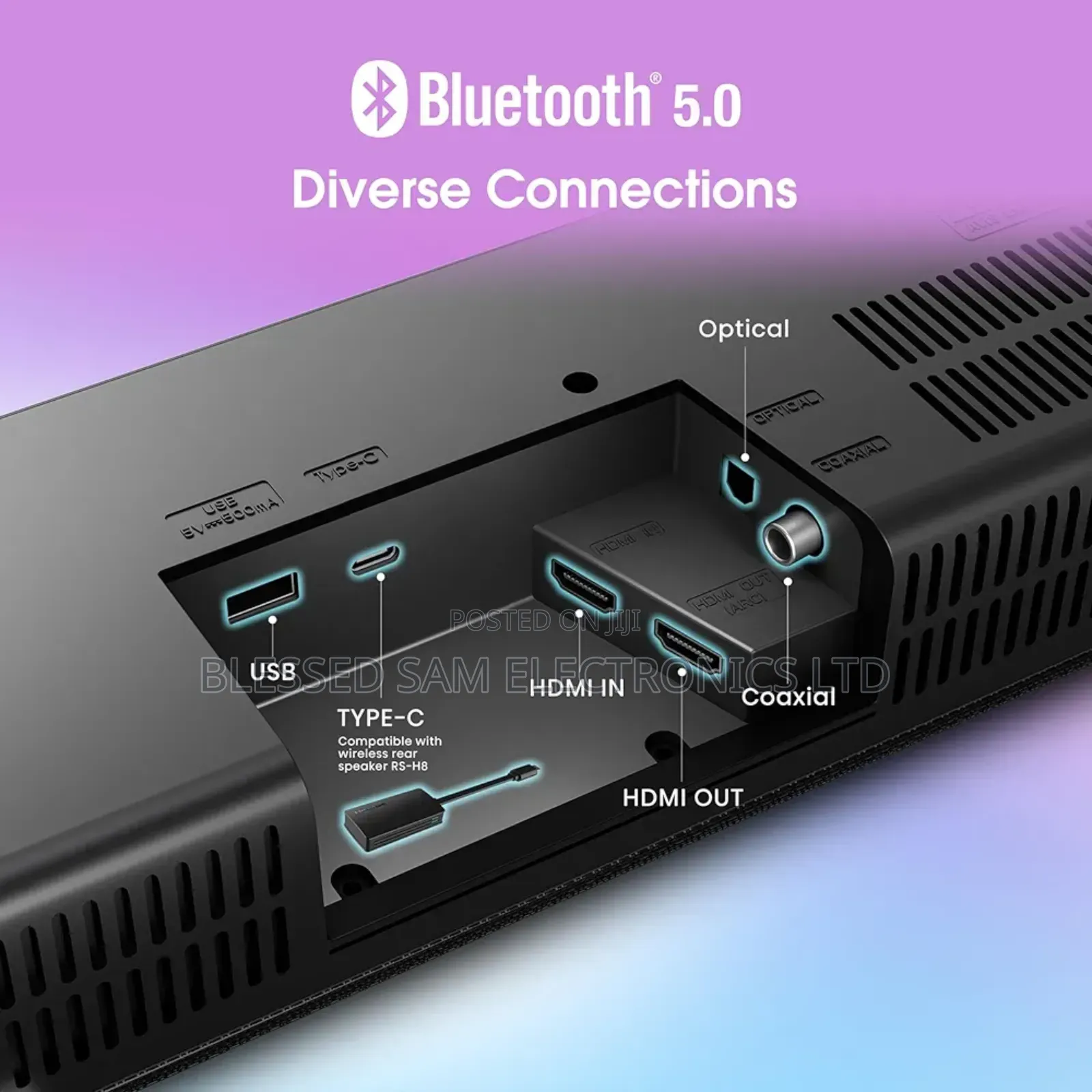 Original> Hisense 420watts Wireless Sound Bar Powerful Bass