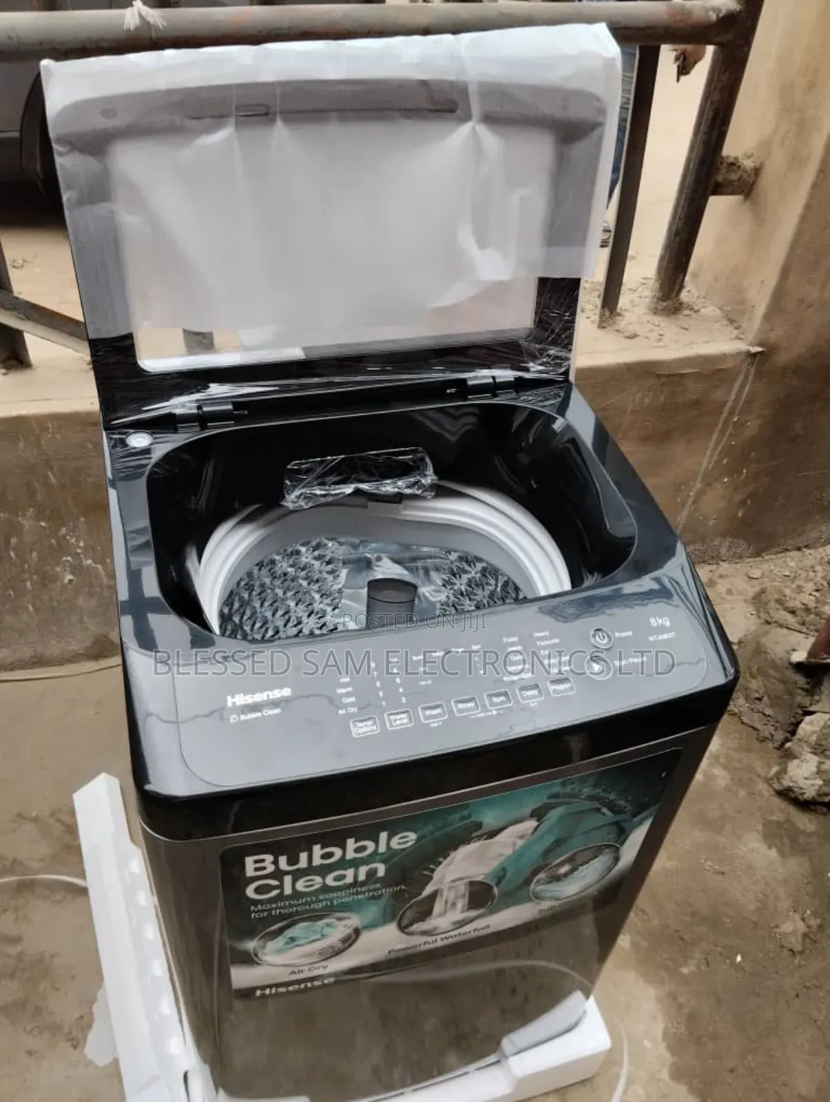 2024 >Hisense Wash and Spin 8kg ( Bubble Clean ) Automatic