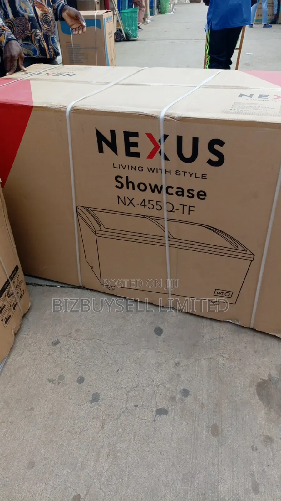 Double Doors Nexus Showcase Freezer, 455l Ice Creams And Co.