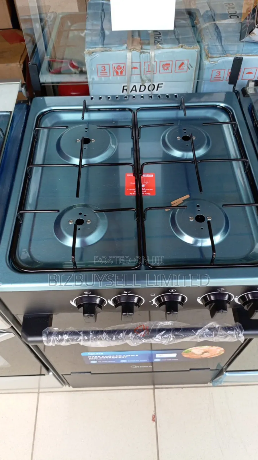 4 Burners Midea All Gaas Standing Cooker