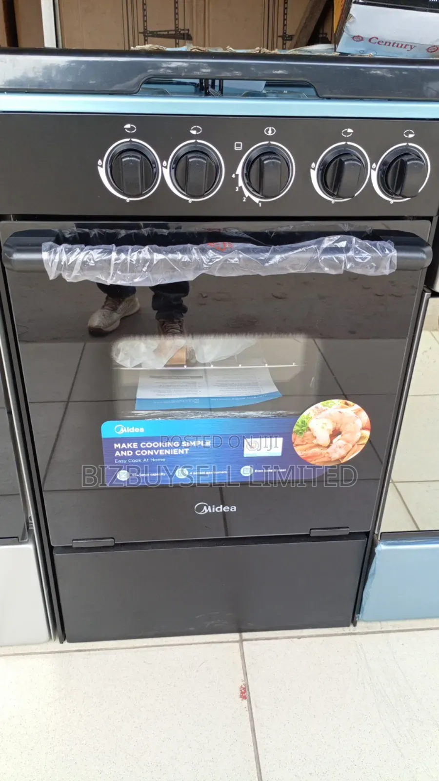 4 Burners Midea All Gaas Standing Cooker